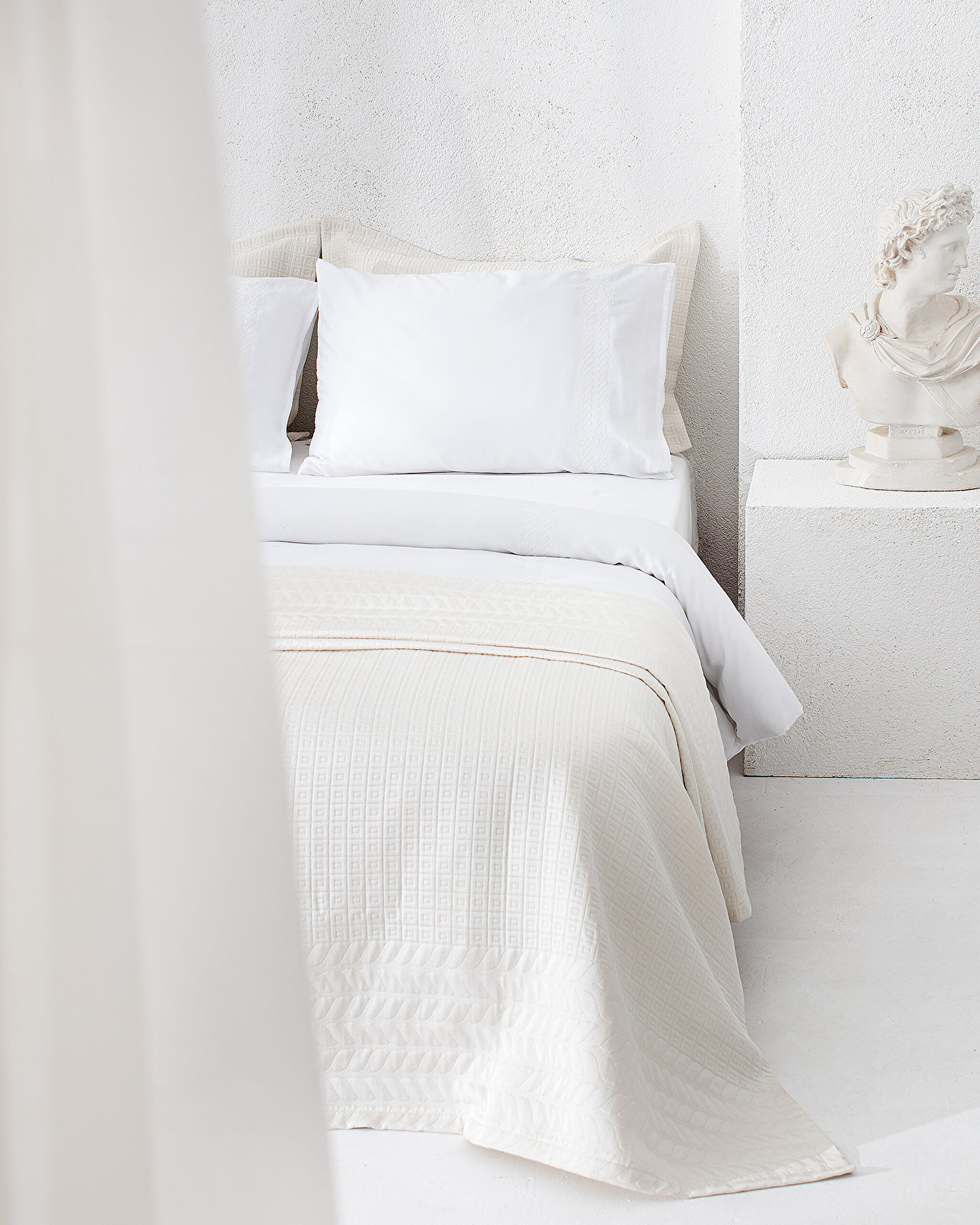 Parure de Lit Double Rodez - Blanc - Collection Yacht - 3