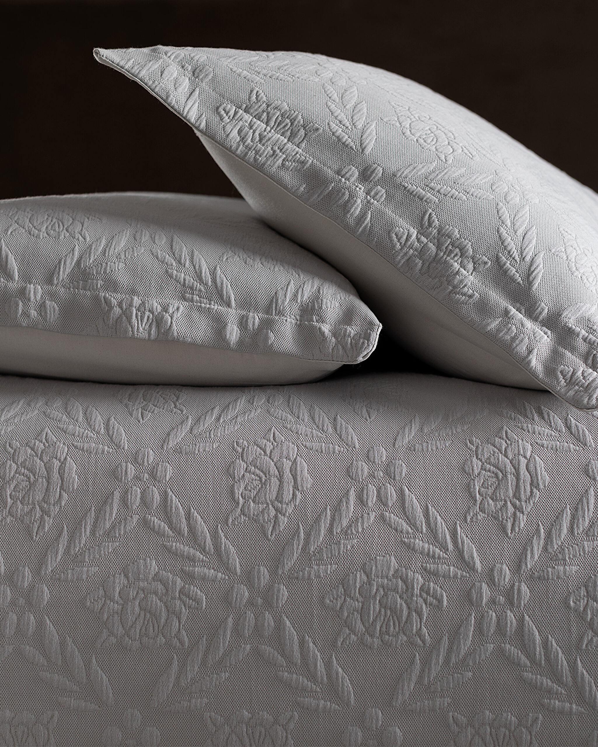 Floralies Doppelbett-Tagesdecke – Luxuskollektion – Grau - 4