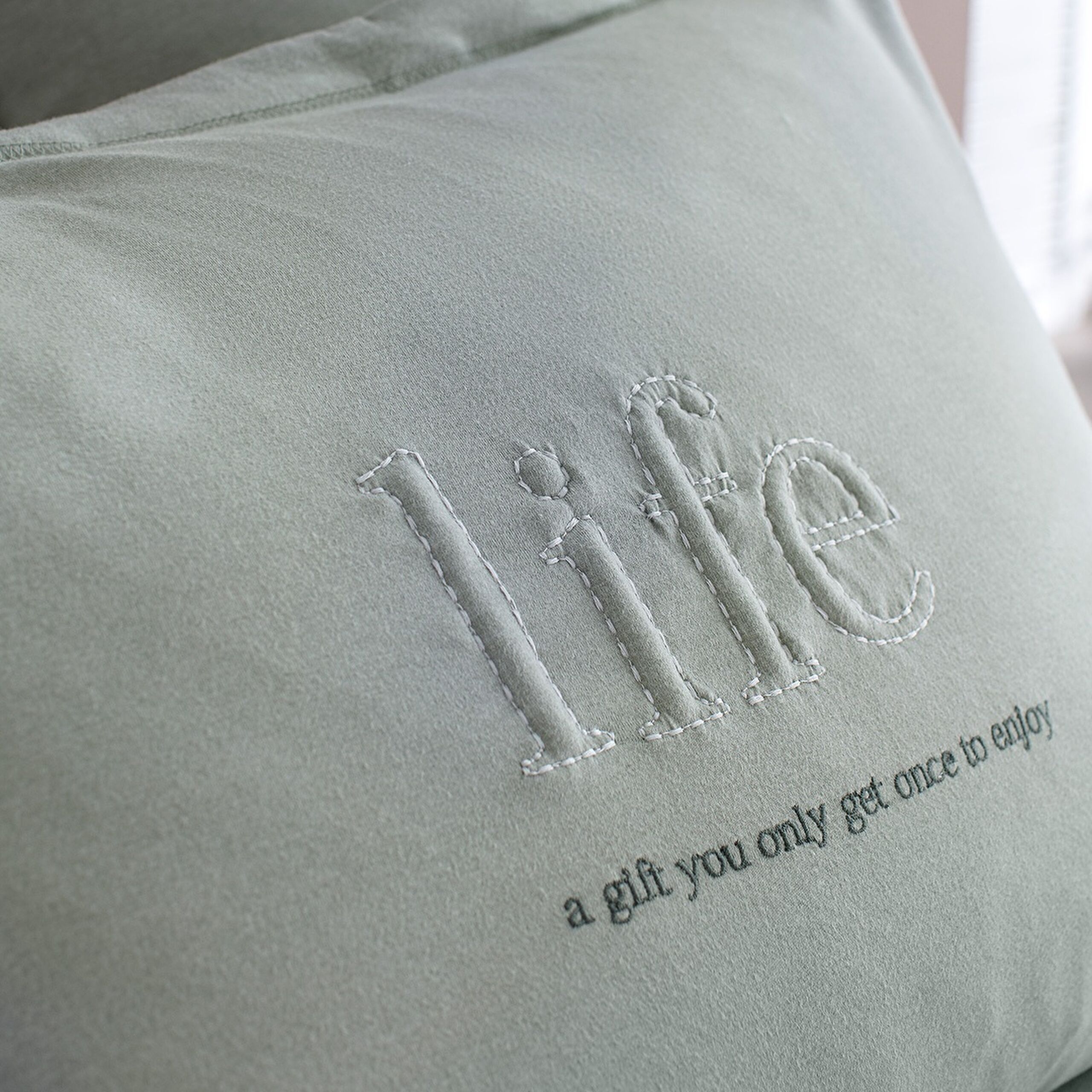 ⁠ Bobigny Double Cotton SuperSoft Comforter Set - Mint Green_6}
