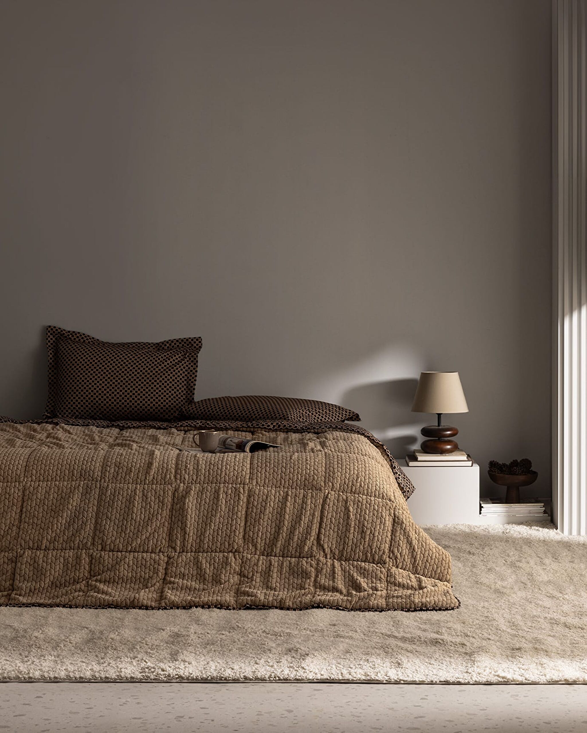 Vincent Wellsoft-Bettdeckenset für Doppelbetten, Beige - 0