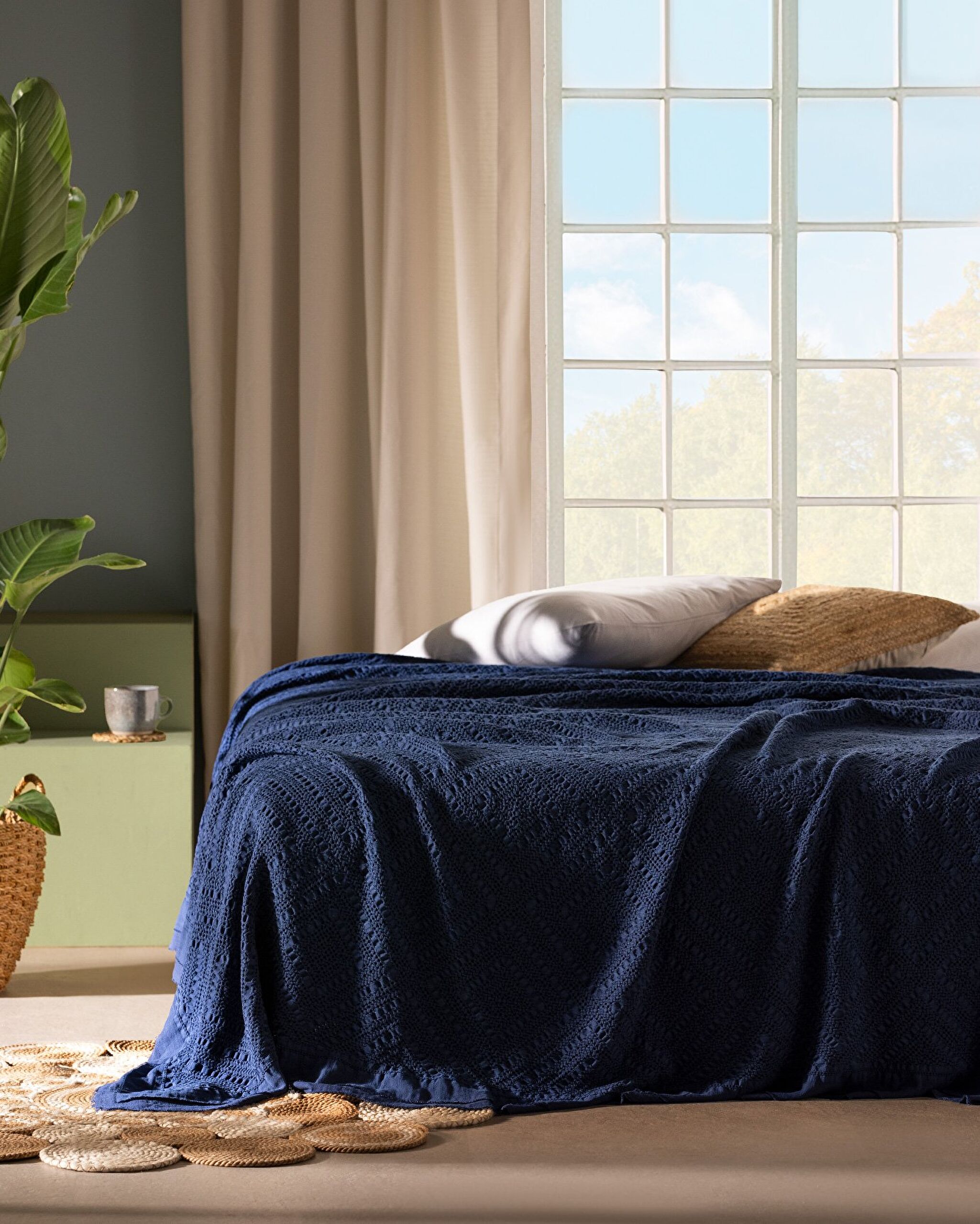 مفرش سرير مزدوج إليتا - 0