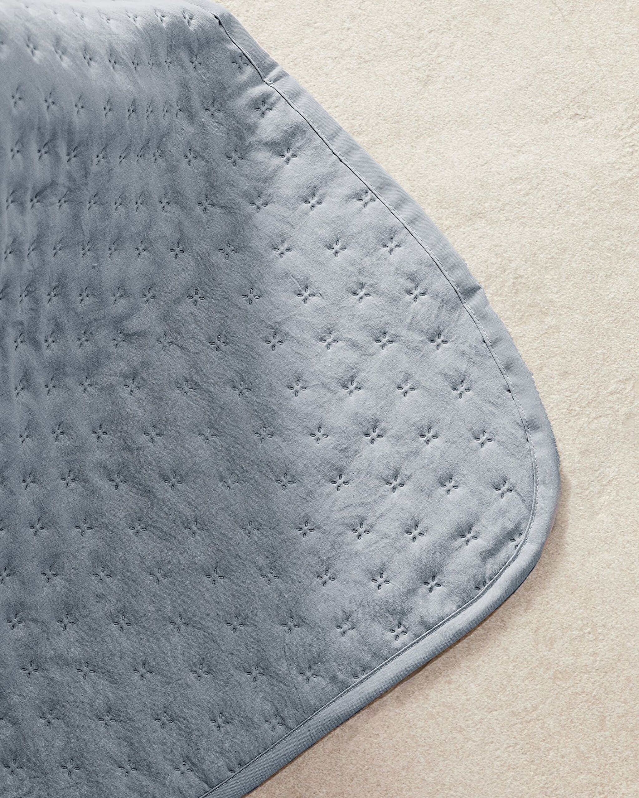 Couvre-Lit Double Rennes - Indigo - 5