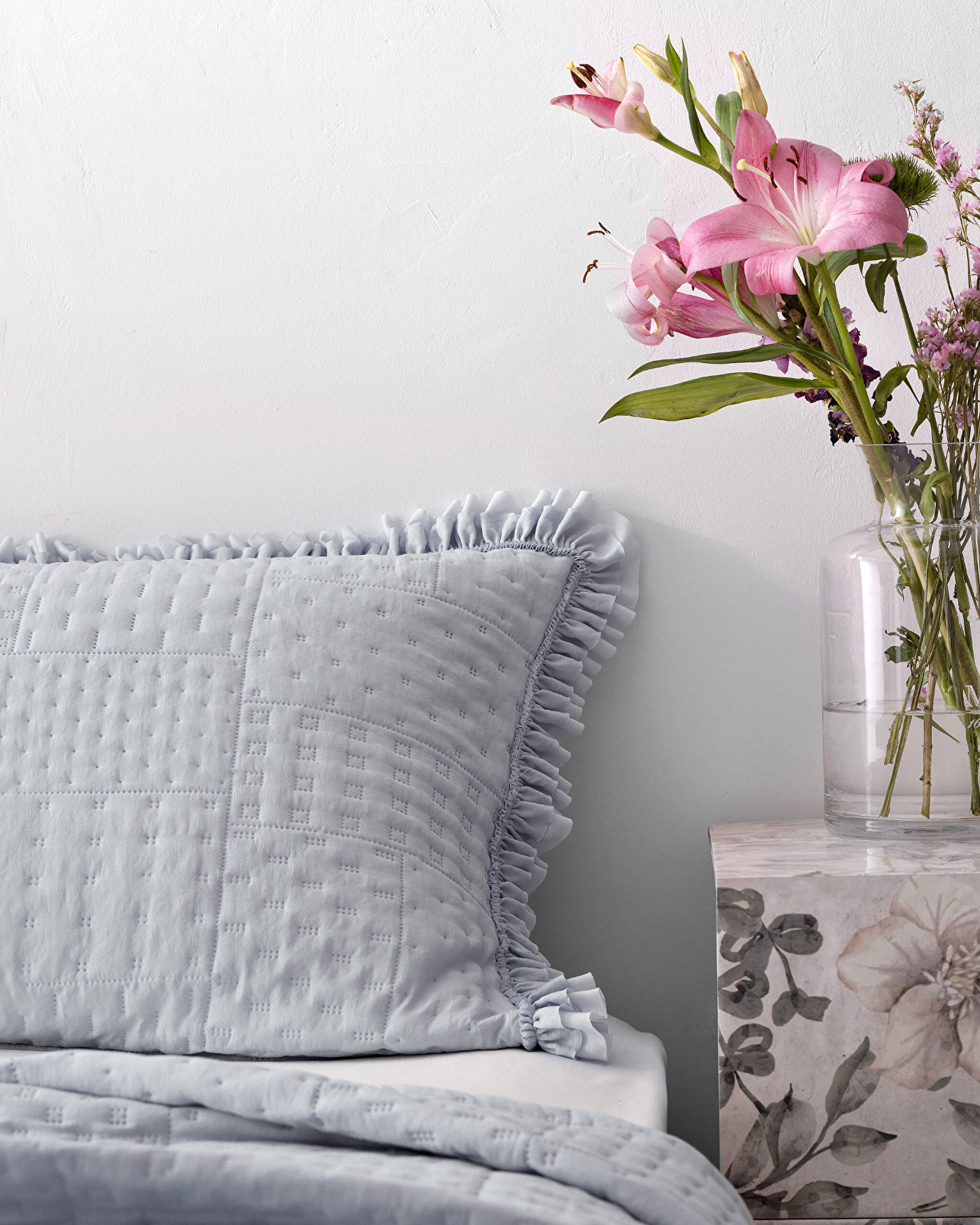 Couvre-lit double Medus - Indigo - 4