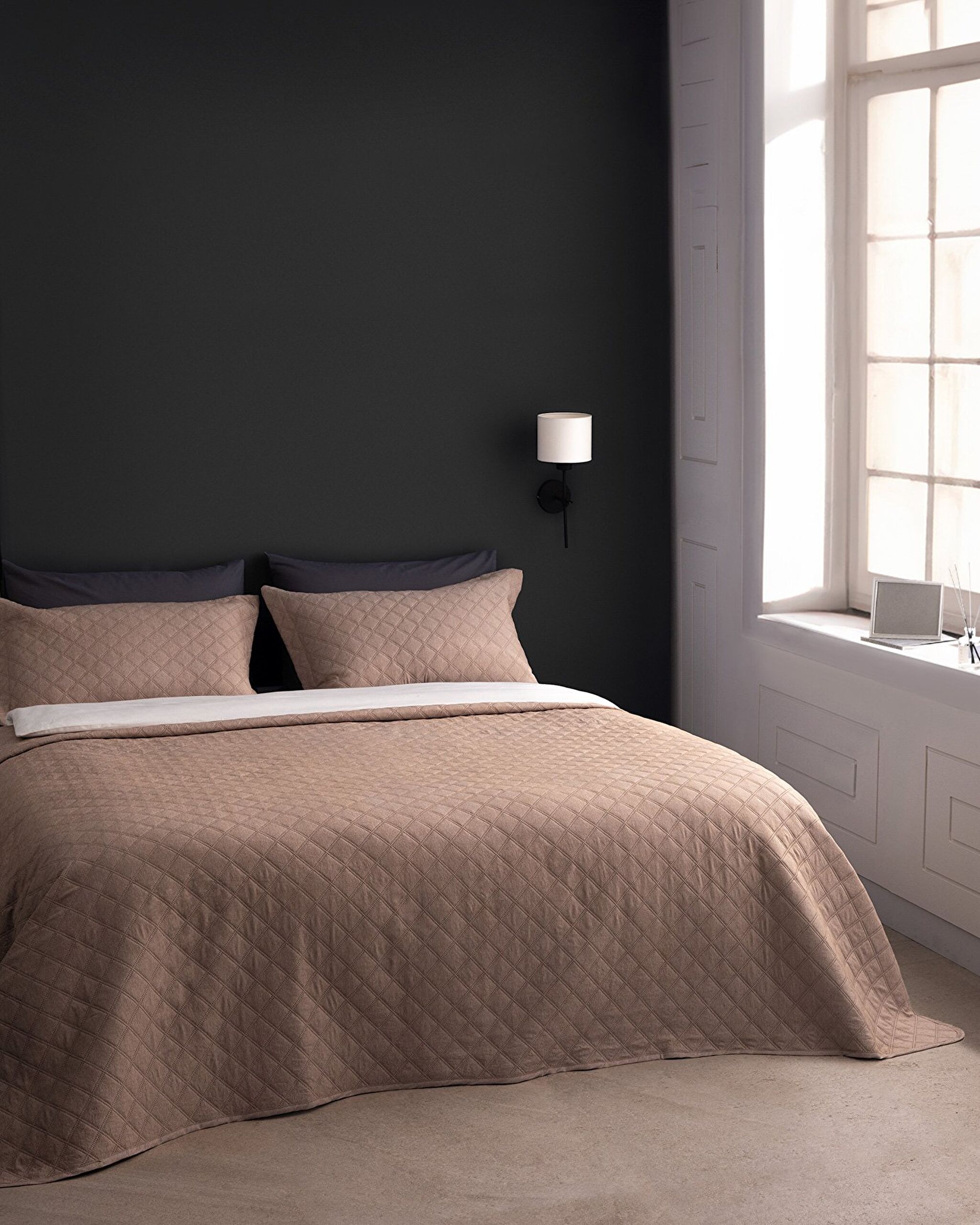 Couvre-lit double Relinda - Carrelage - 0