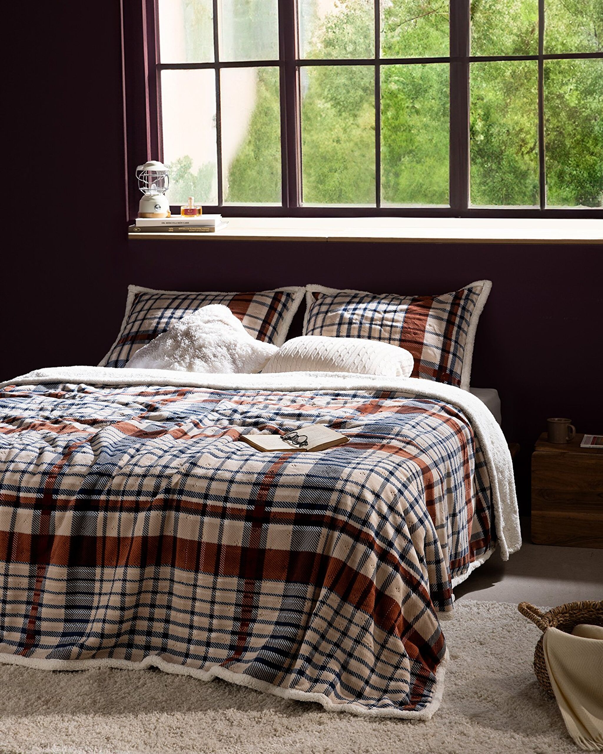 Couvre-lit Double Sherpa Jonzais - Beige - 0