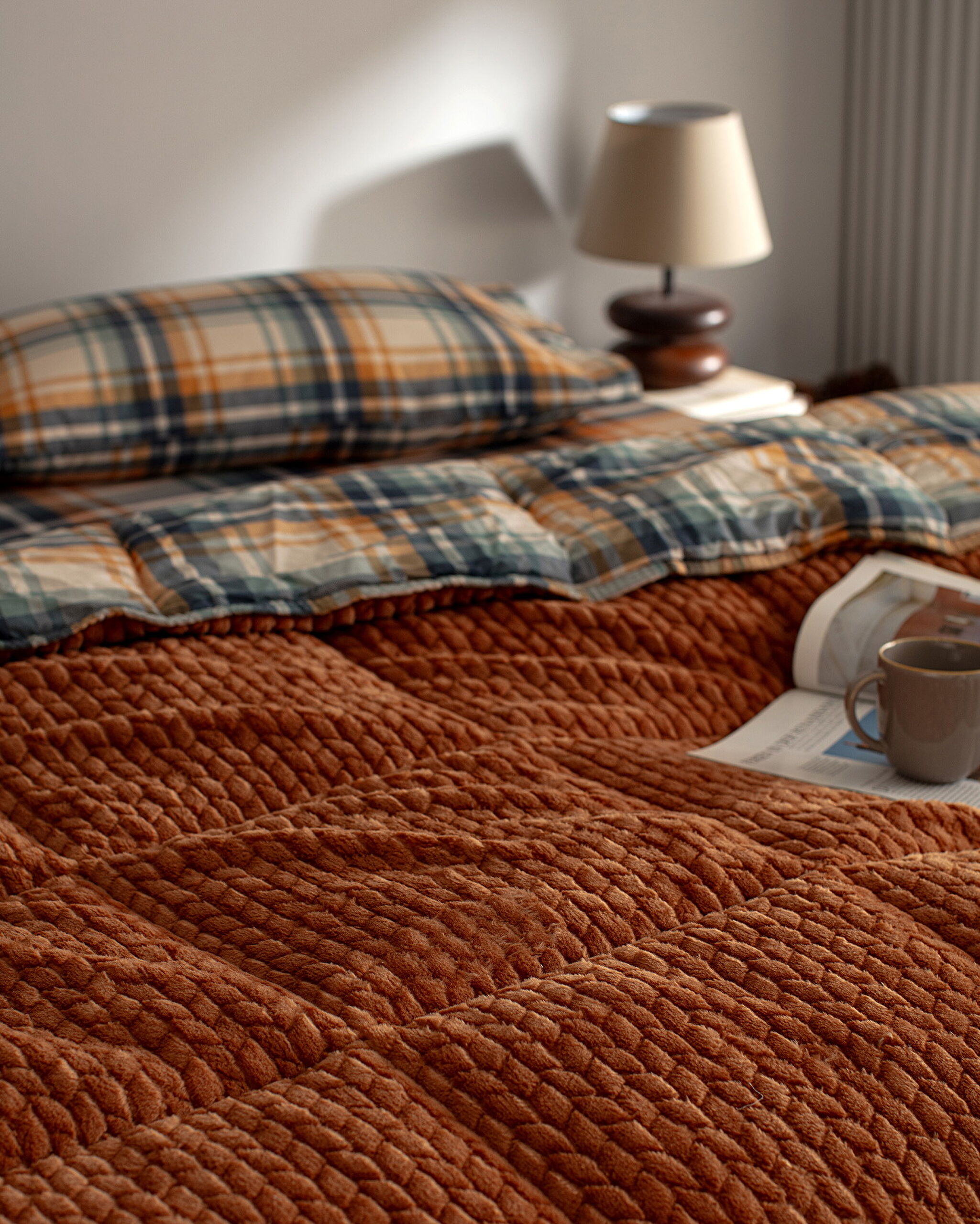 Beth Çift Kişilik Wellsoft Comforter Set - Turuncu - 1