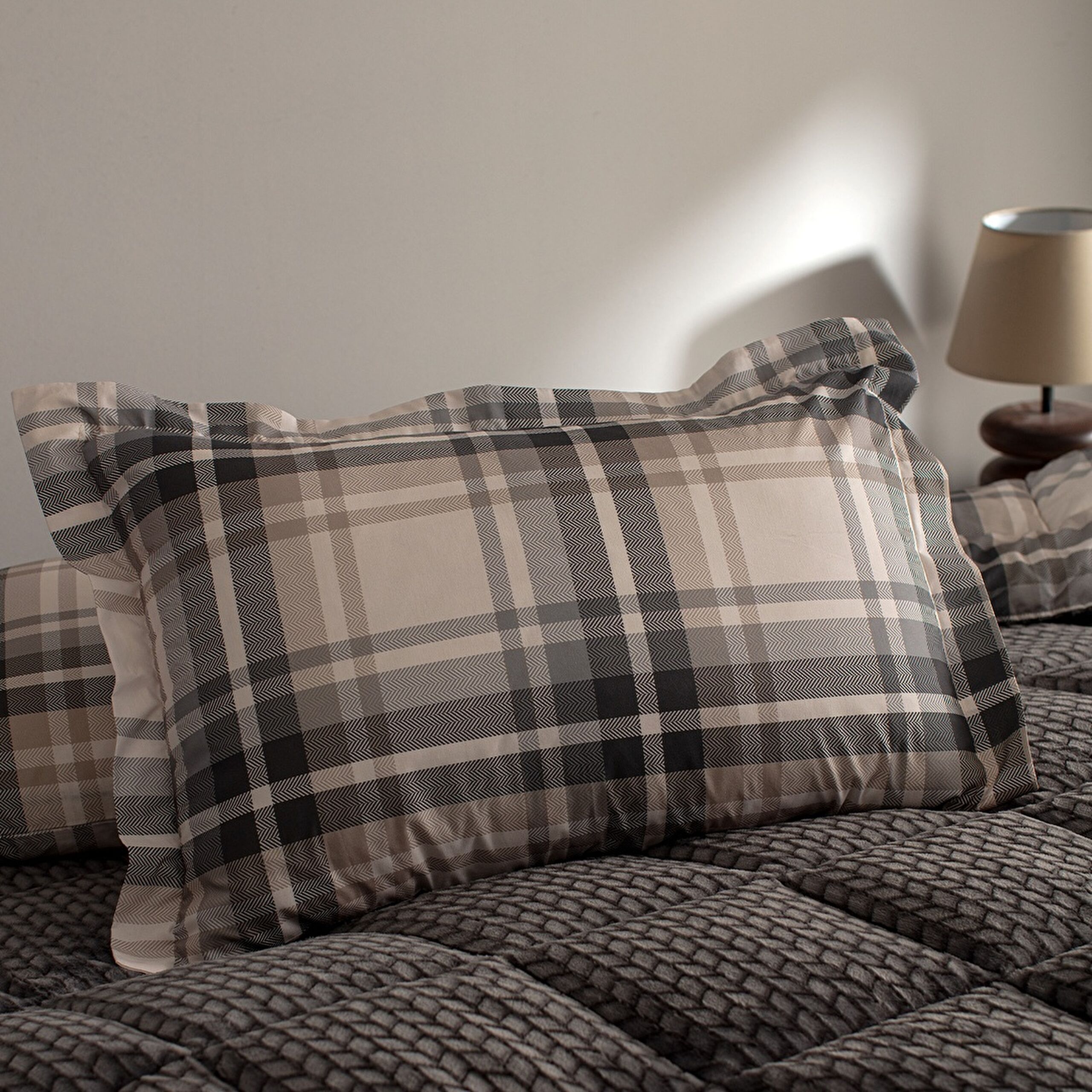 ⁠ Beth Double Wellsoft Comforter Set - Anthracite_5}