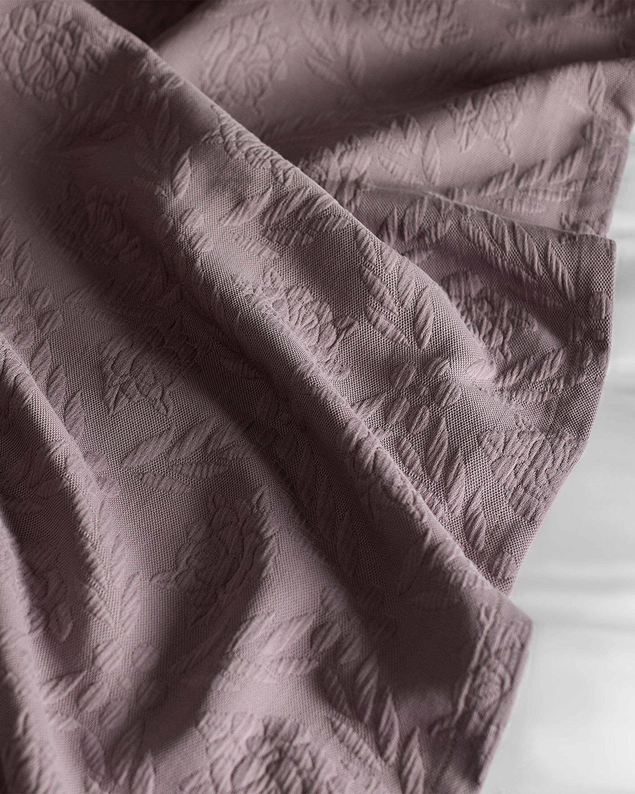 ⁠ Floralies King Size Kedpread - Luxury Collection - Plum_3}