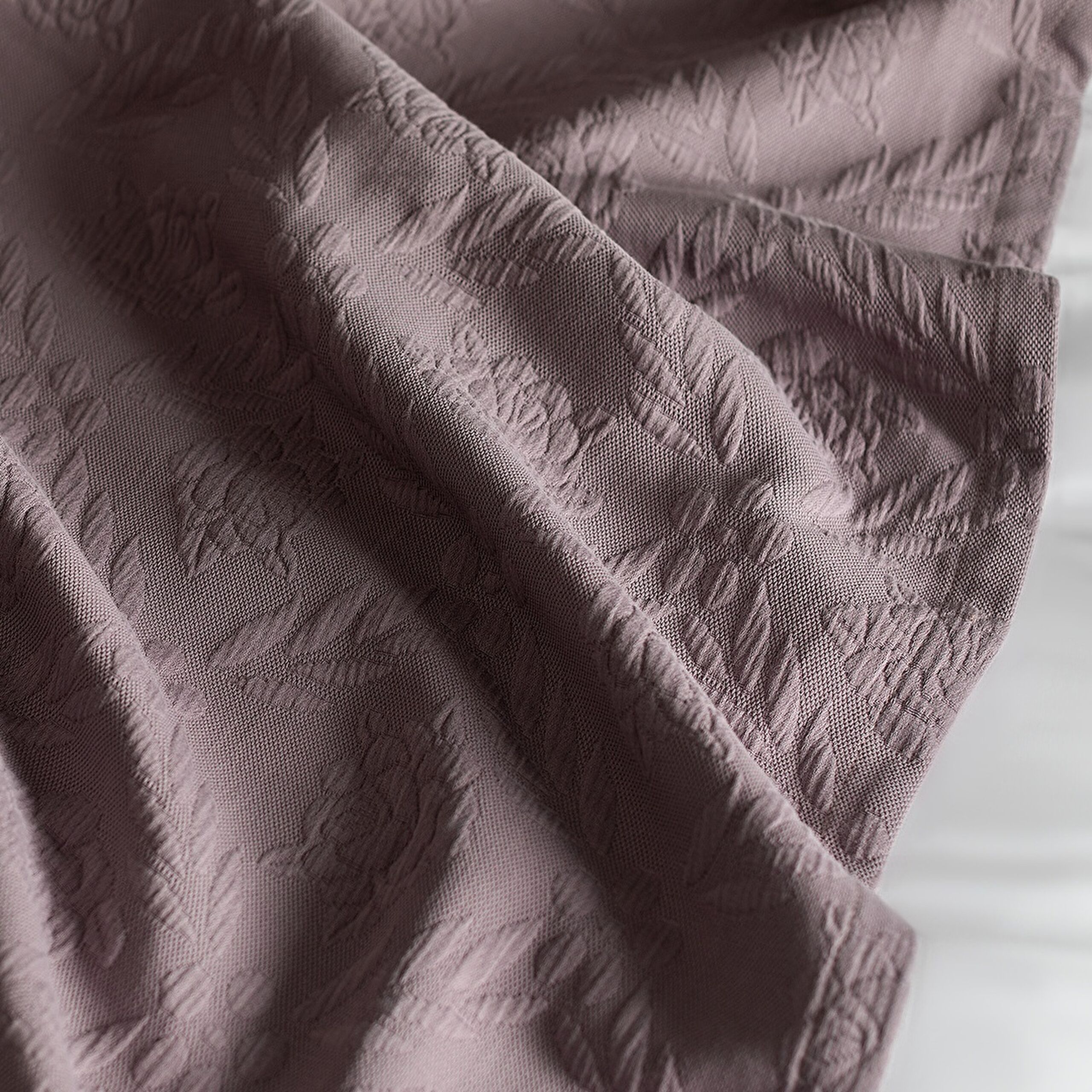 Floralies King-Size-Tagesdecke – Luxuskollektion – Pflaume - 3