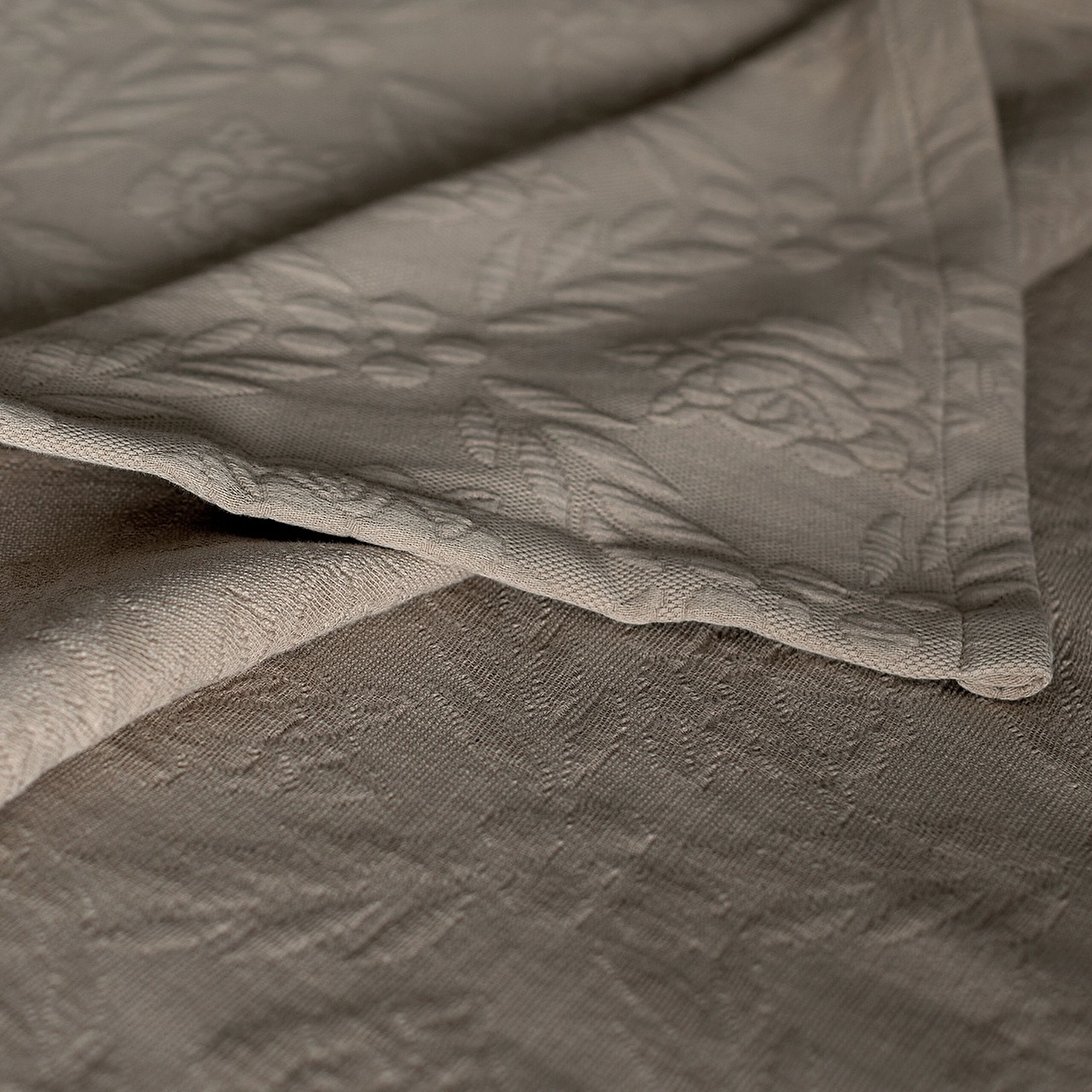 Floralies King-Size-Tagesdecke – Luxuskollektion – Beige - 2