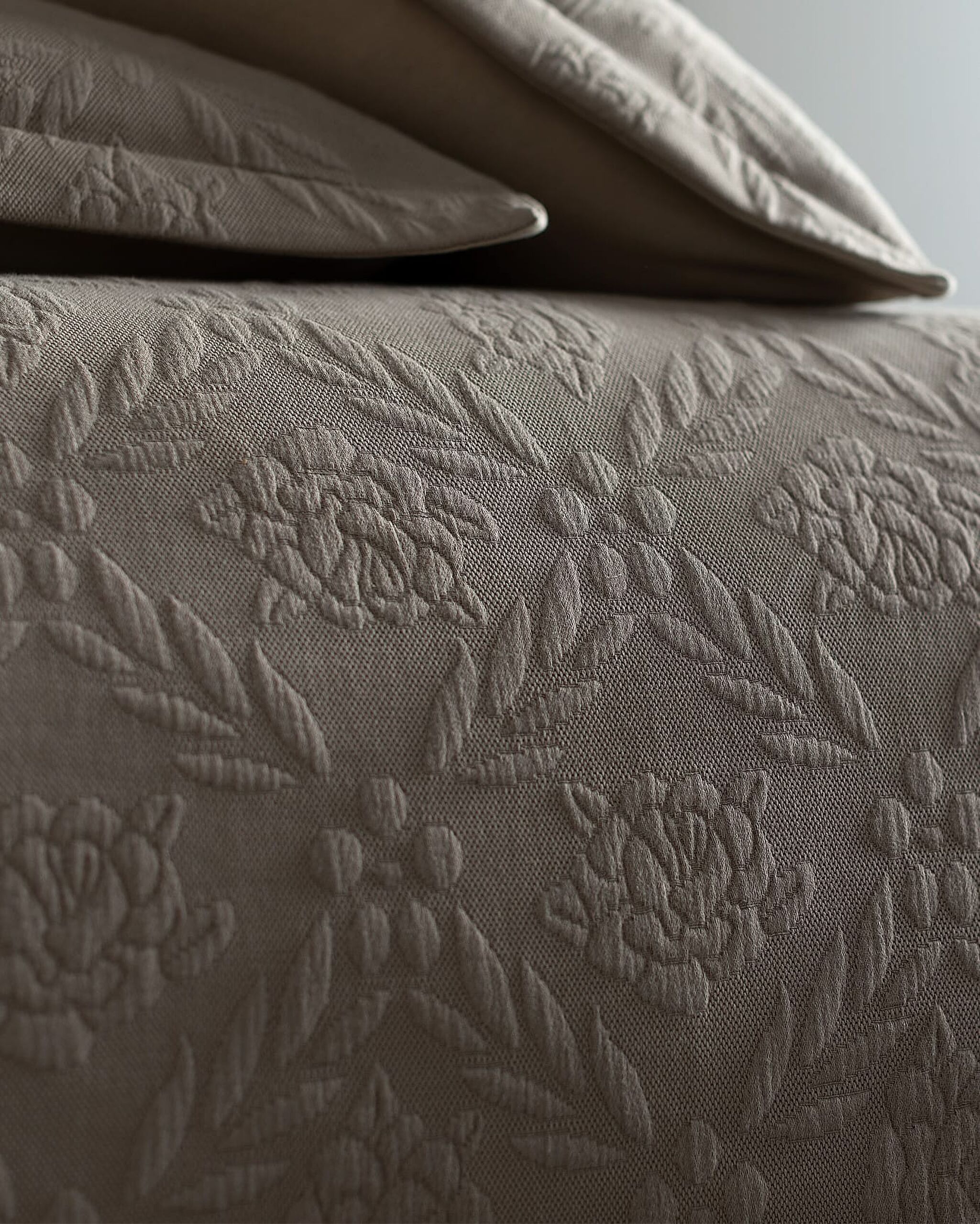 Floralies King Size Yatak Örtüsü - Lüks Koleksiyon - Bej - 5