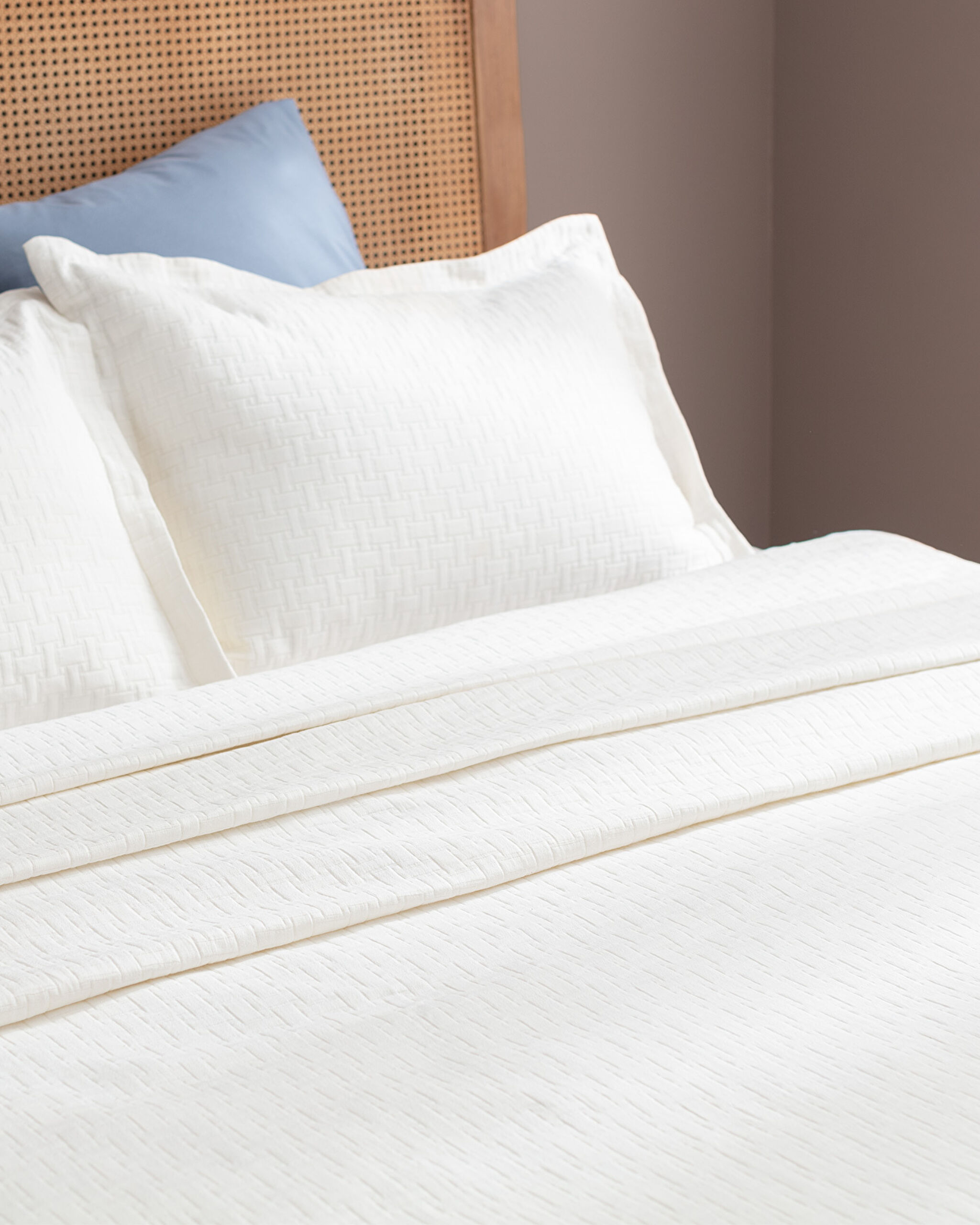 ⁠ Berthe King Size Bedspread - Συλλογή Yacht - Λευκό_1}