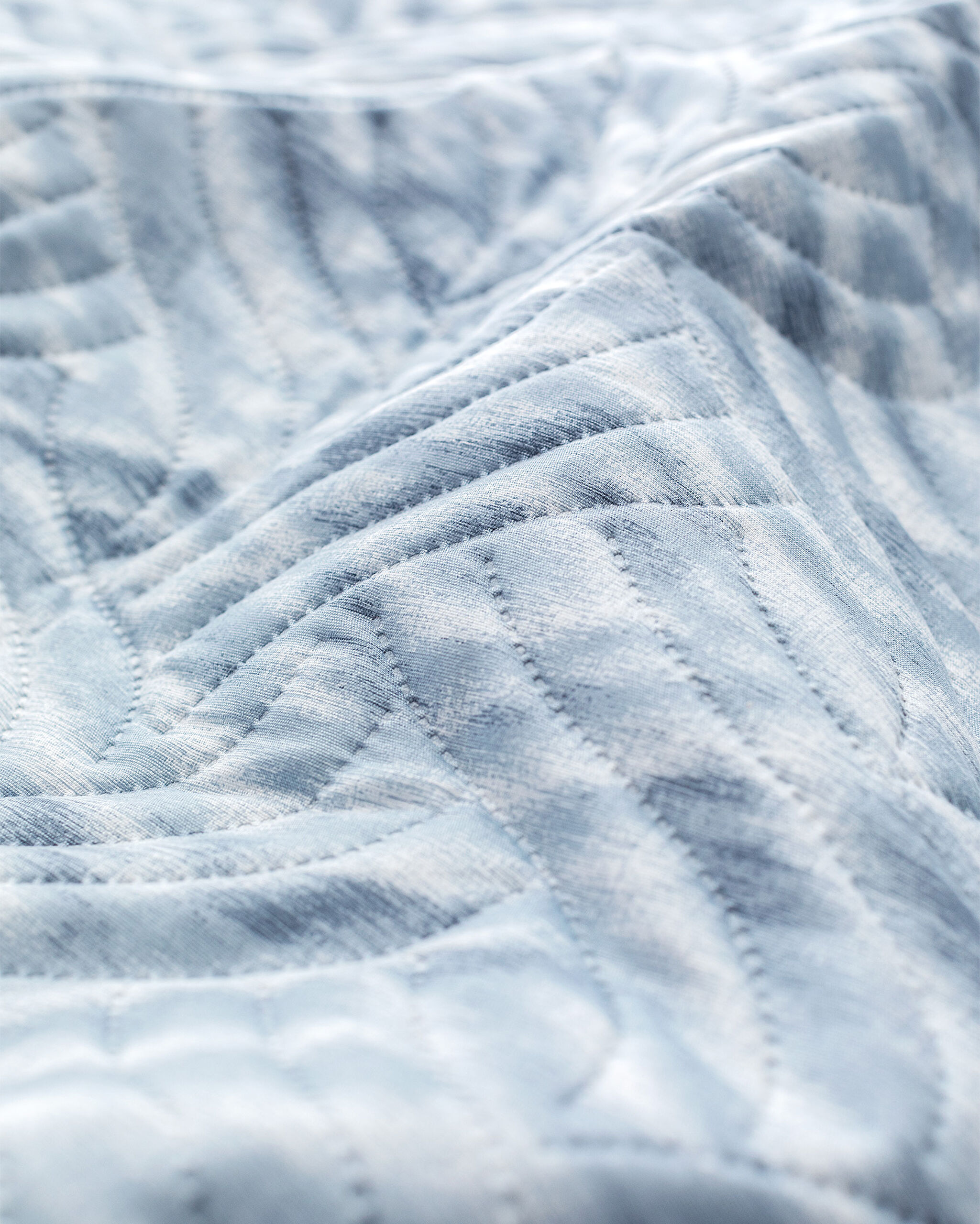 Darcia King Size Bedruckte Tagesdecke – Blau - 2