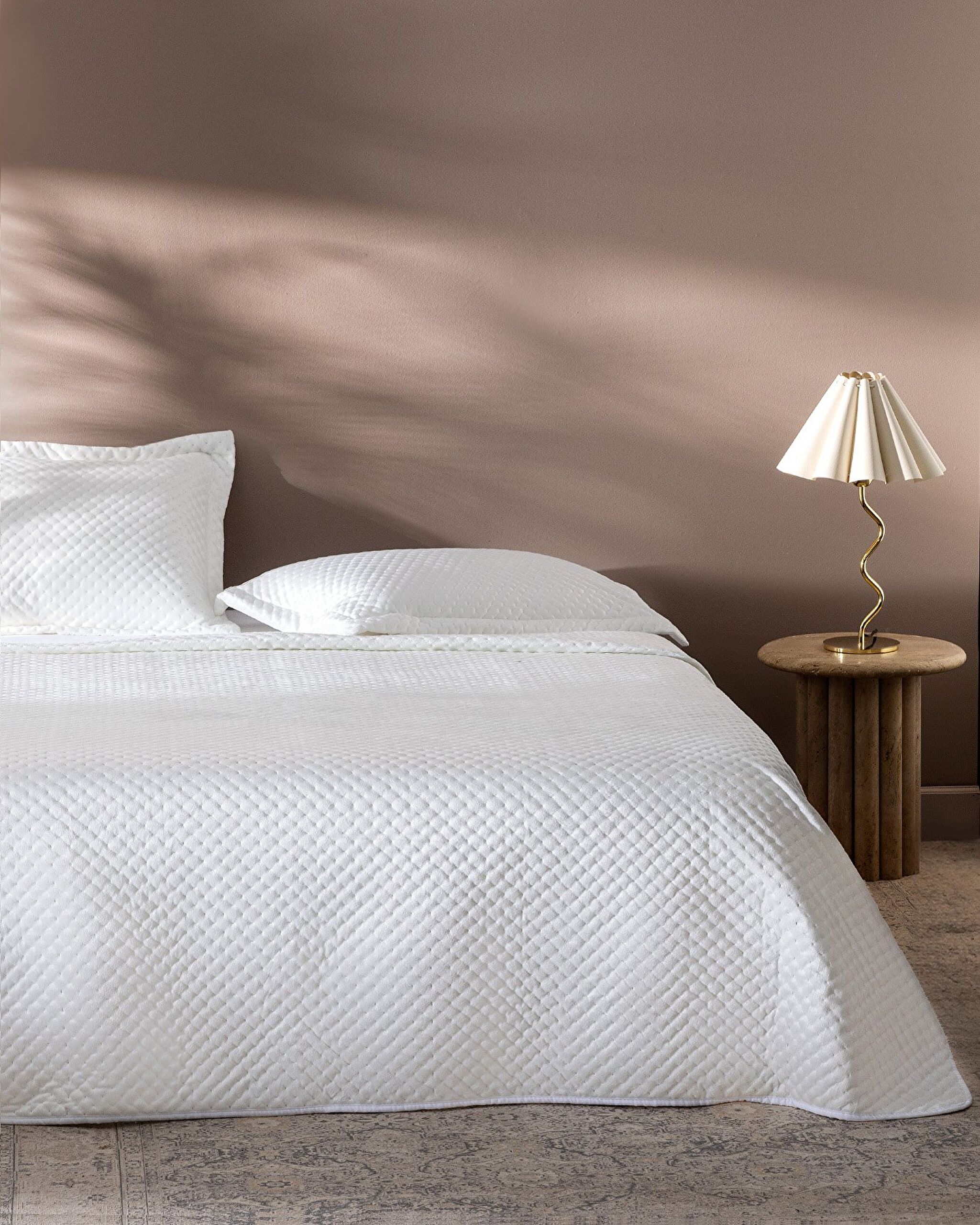 Couvre-lit double en velours Boulogne - 0