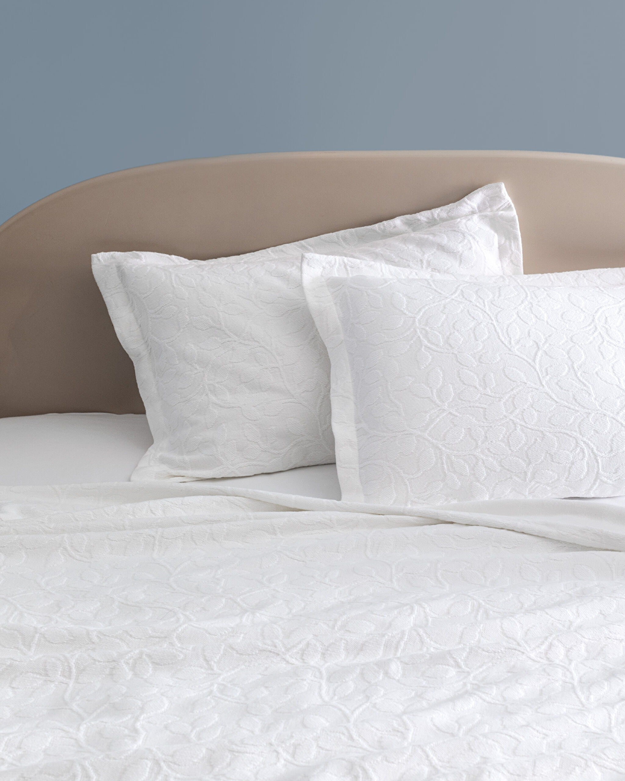 Chantal King Size Tagesdecke aus 100 % Baumwolle – Weiß - 3