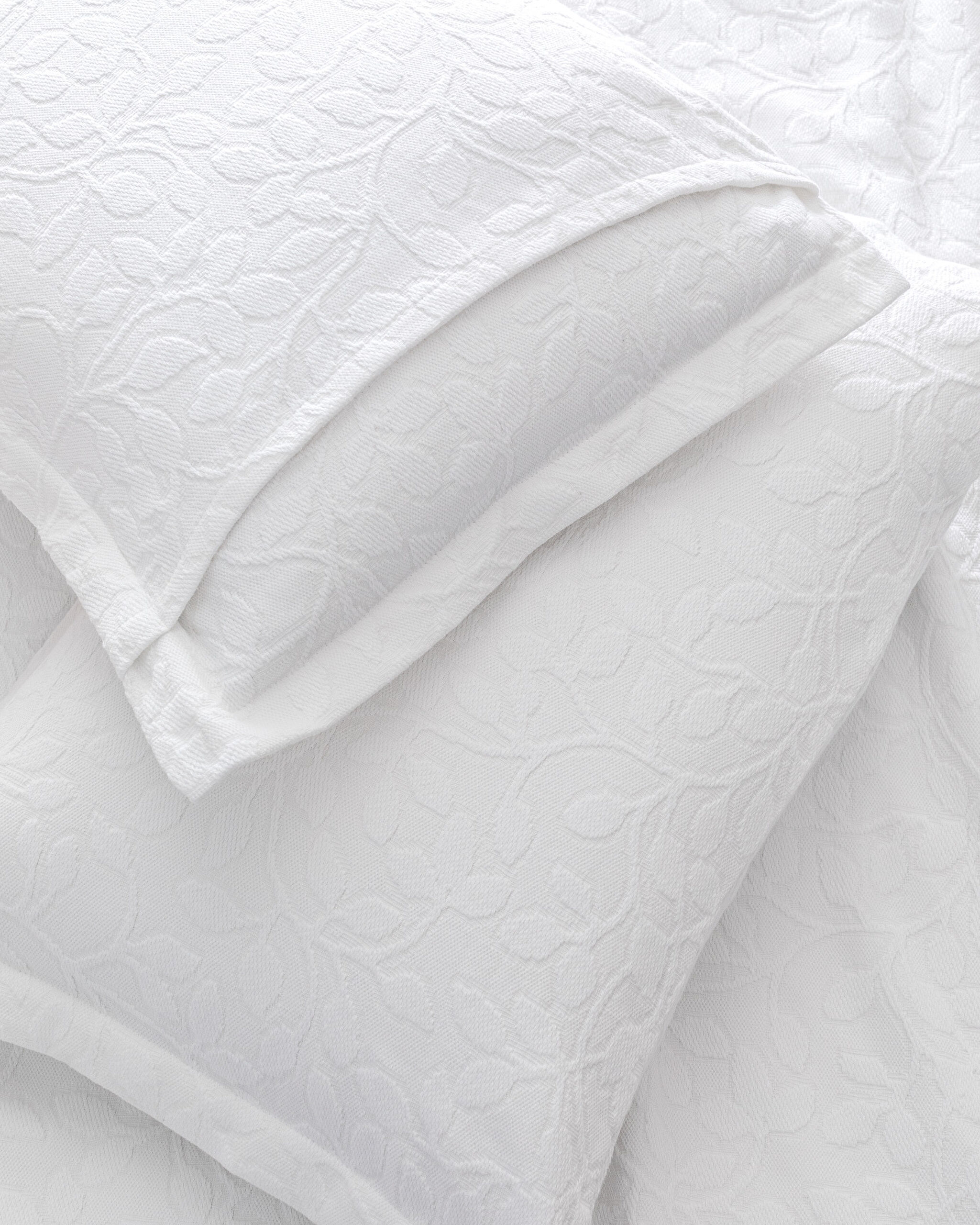 Chantal King Size Tagesdecke aus 100 % Baumwolle – Weiß - 4