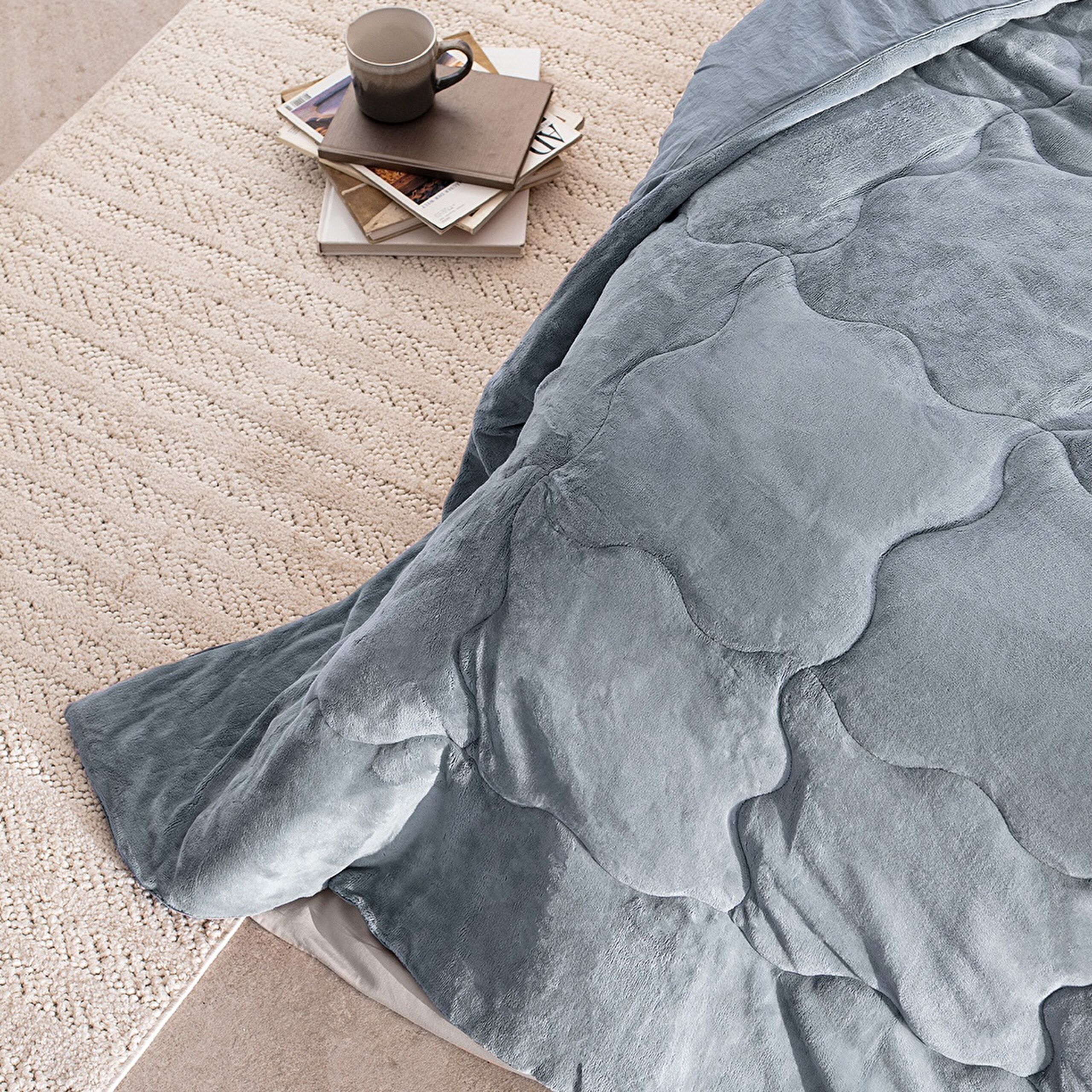 ⁠ Σετ Comforter Kaira King Size - Indigo_3}