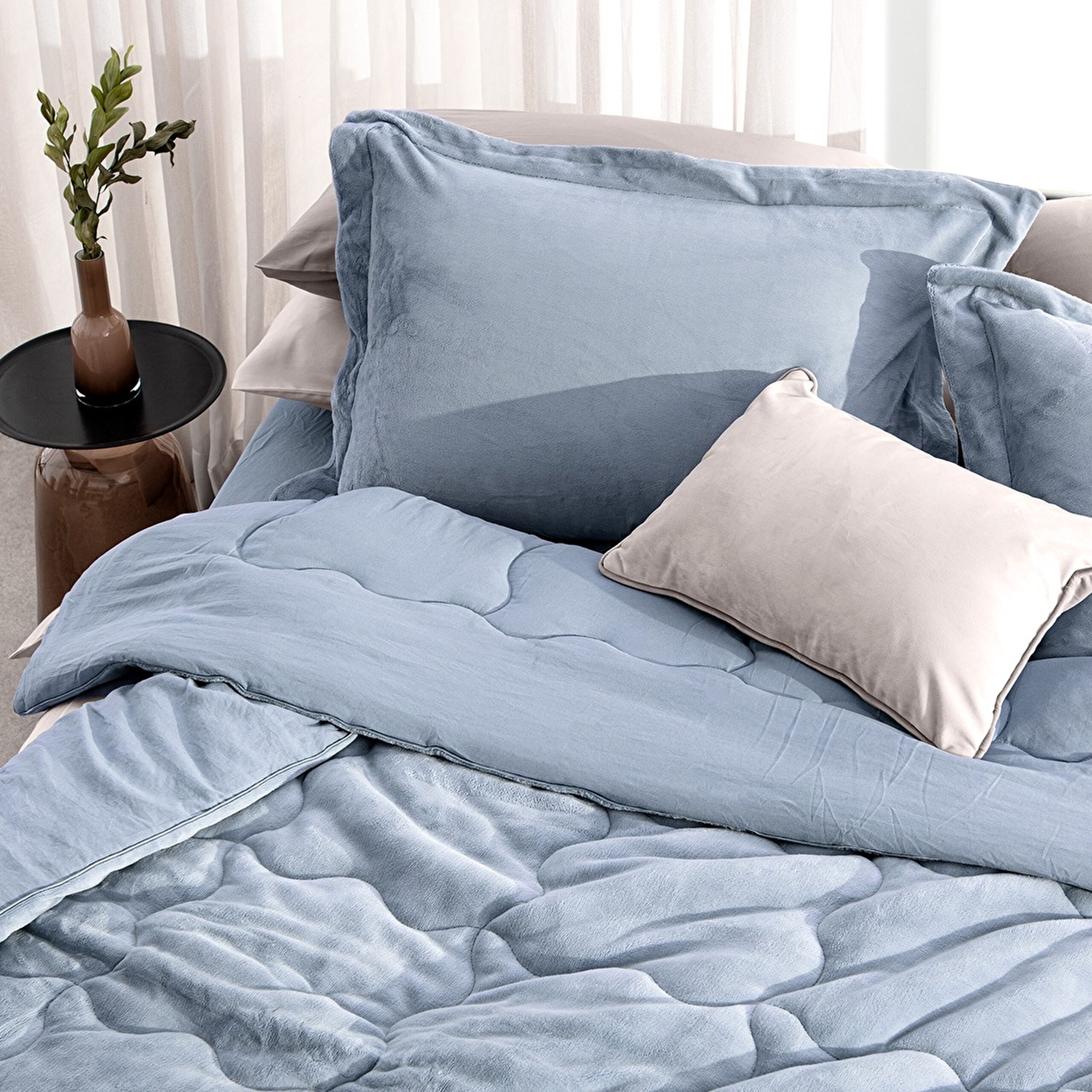 ⁠ Σετ Comforter Kaira King Size - Indigo_2}