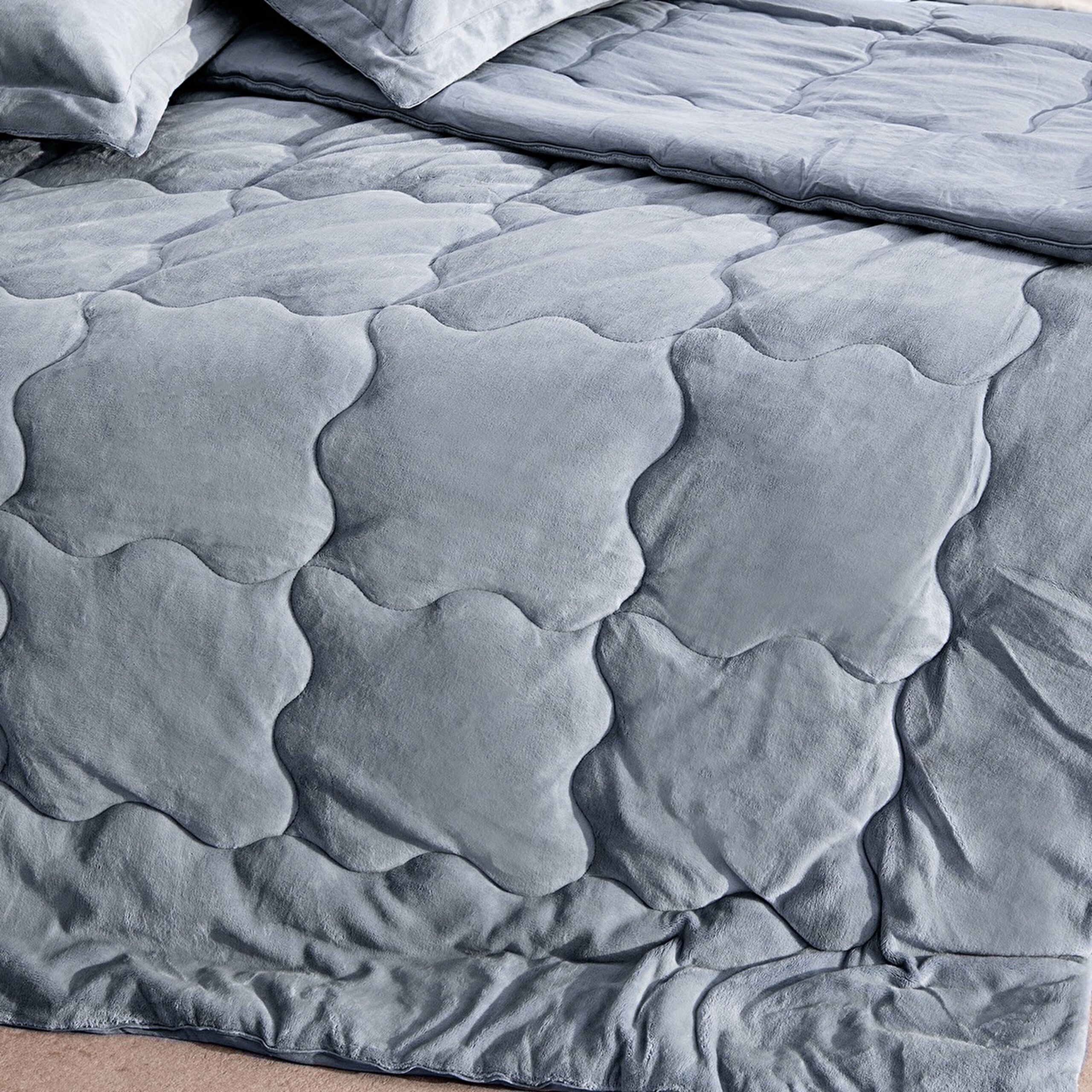⁠ Σετ Comforter Kaira King Size - Indigo_6}
