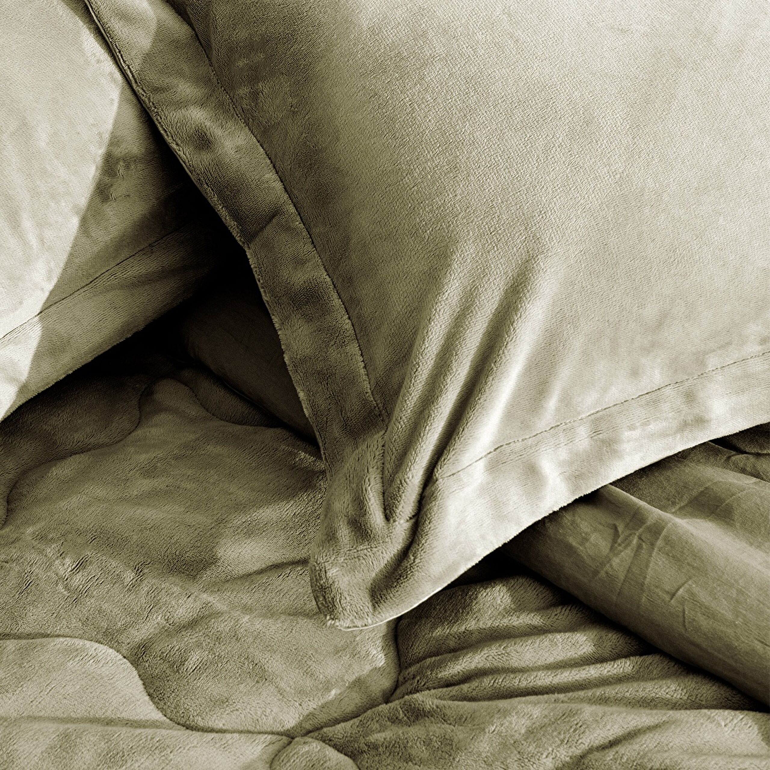 ⁠ Σετ Comforter Kaira King Size - Χακί_5}