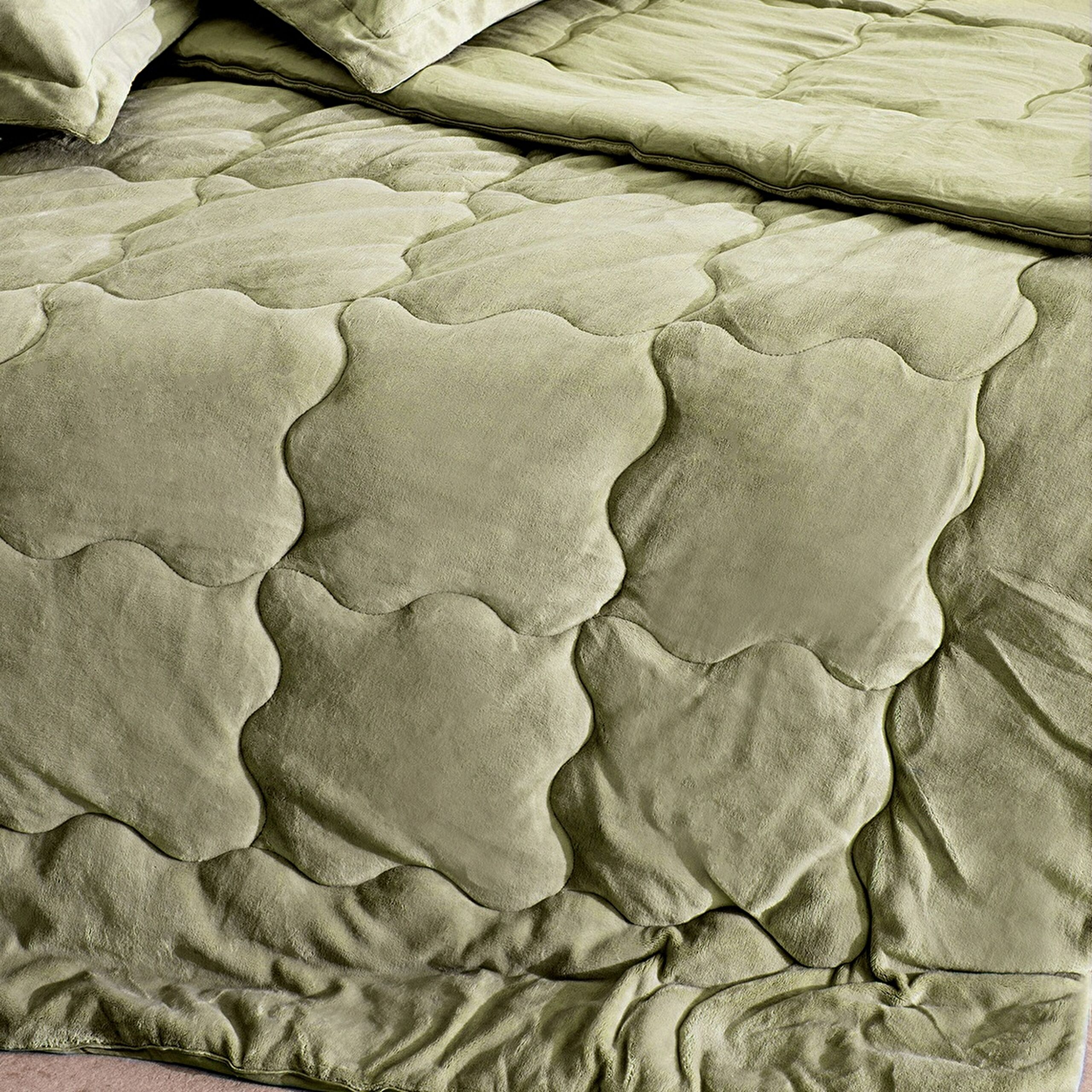 ⁠ Σετ Comforter Kaira King Size - Χακί_6}