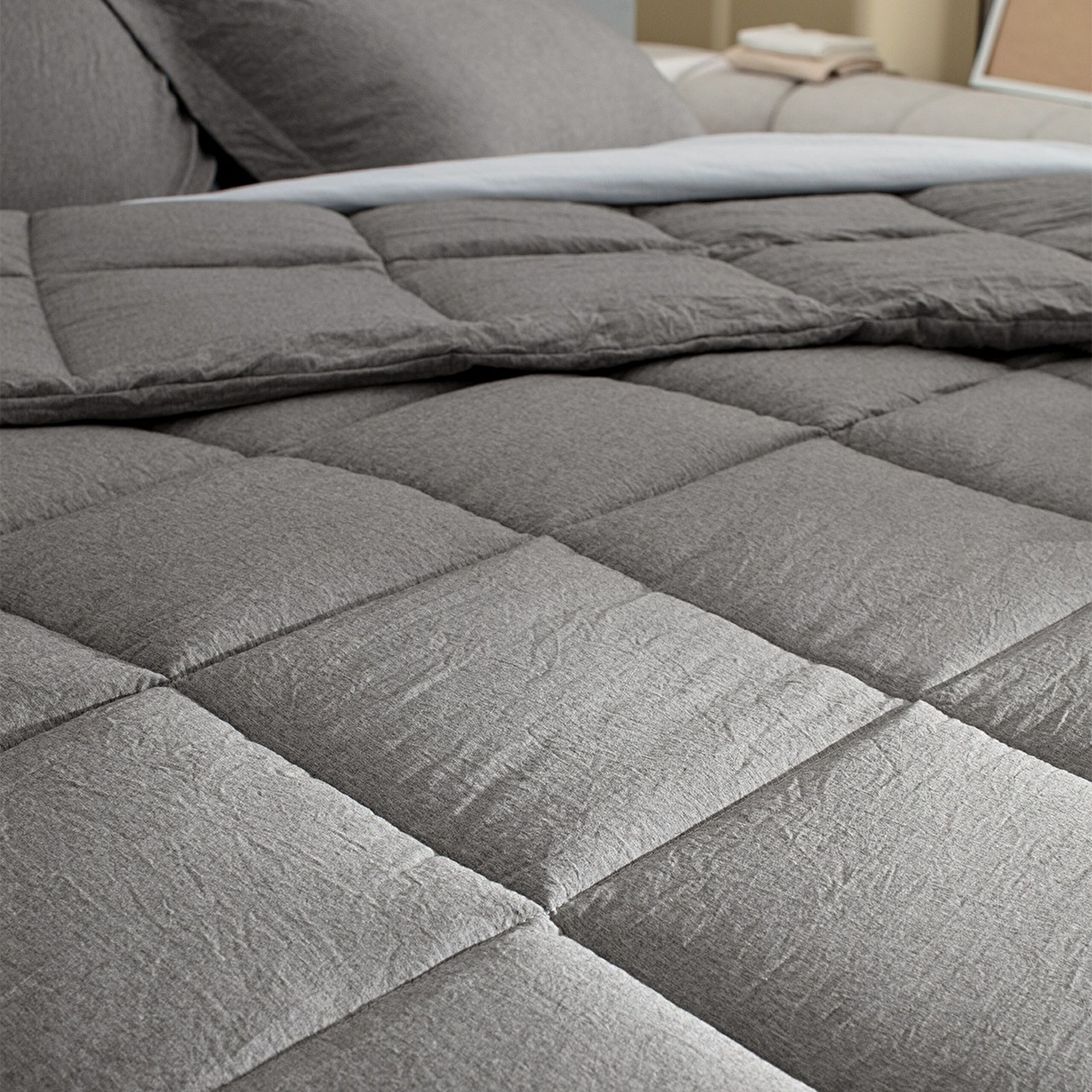 ⁠ Σετ Comforter King Size Meleni - Καφέ_1}