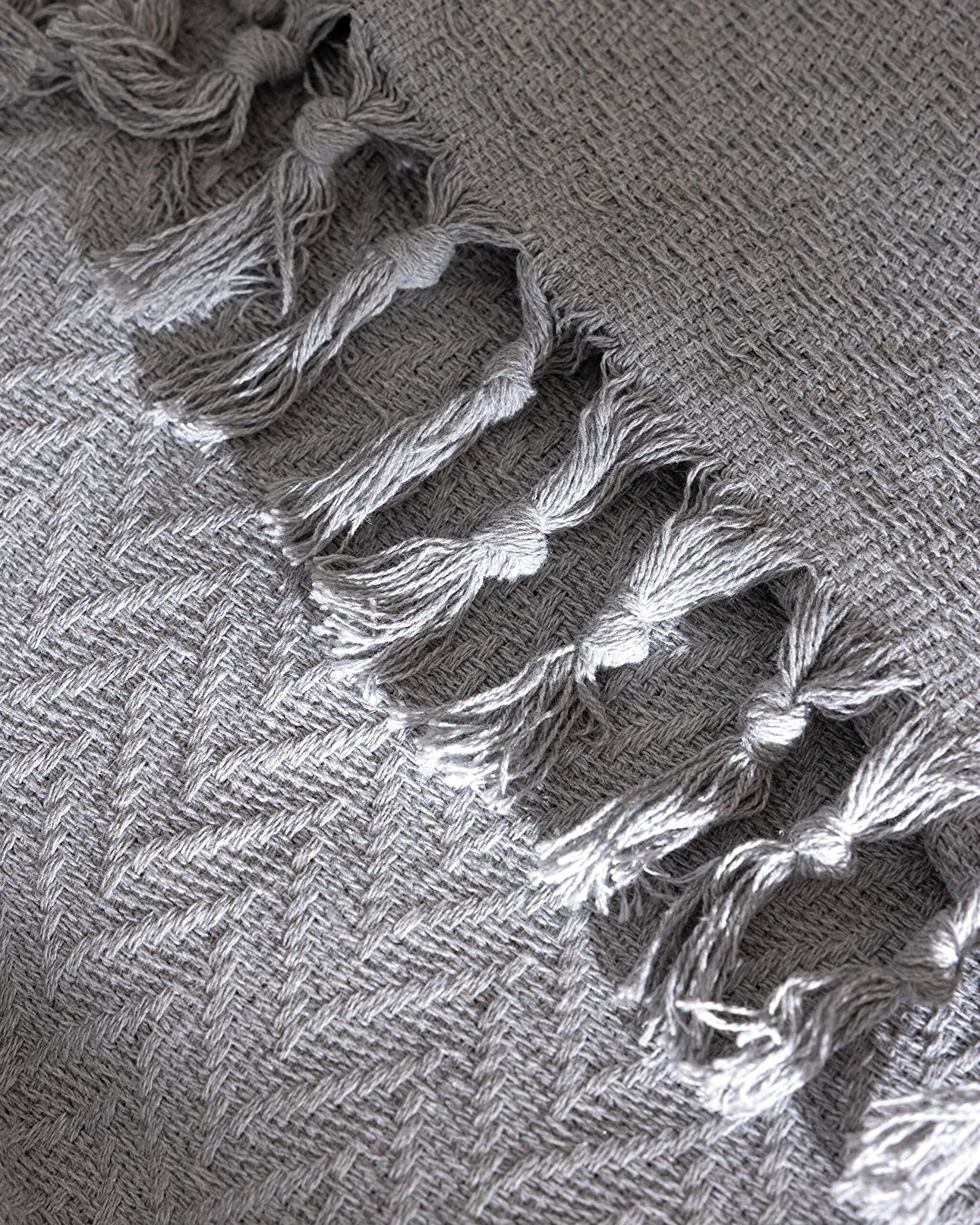 Couvre-lit simple Stephane - Gris - 5