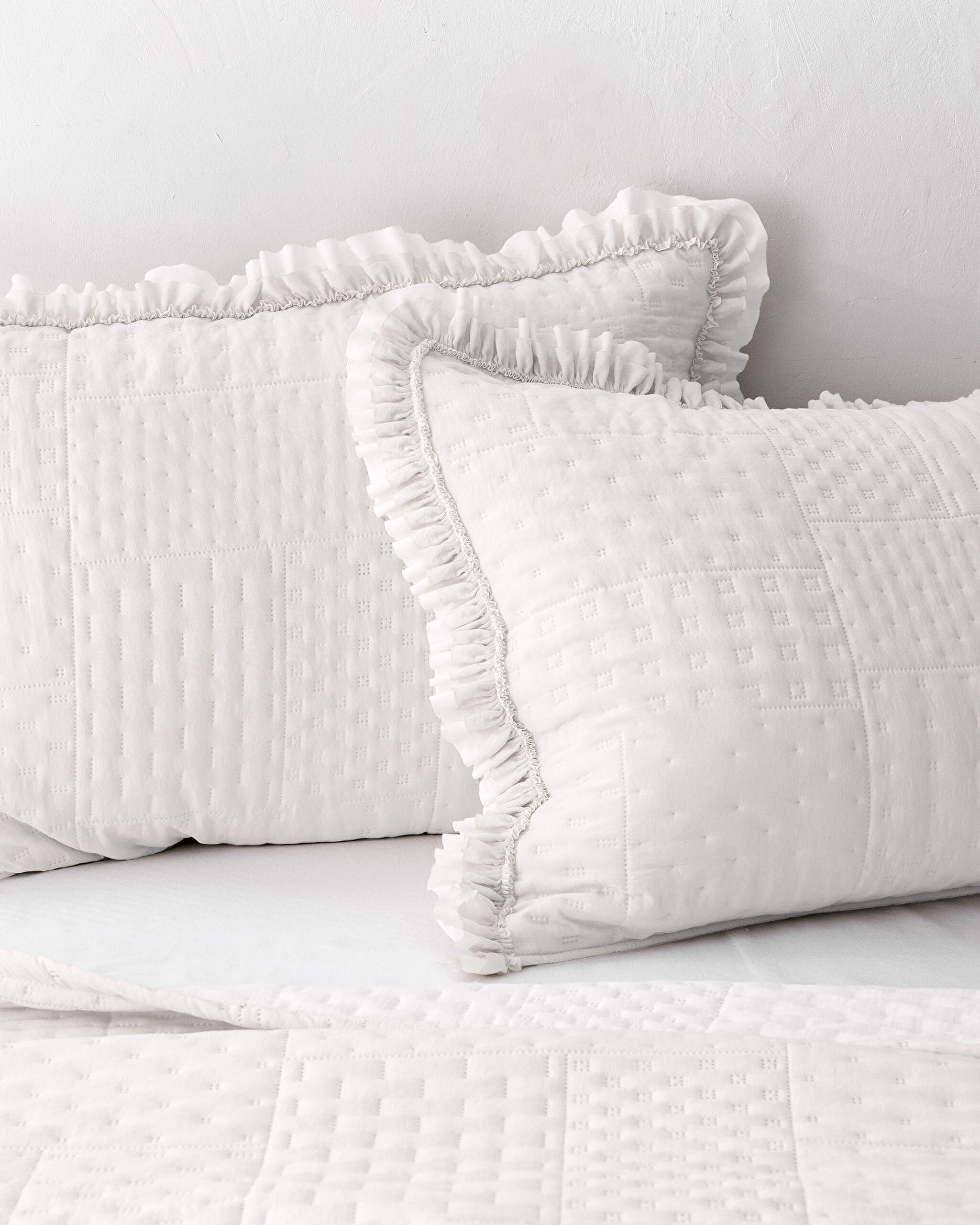 Couvre-lit simple Maryon - Blanc - 3