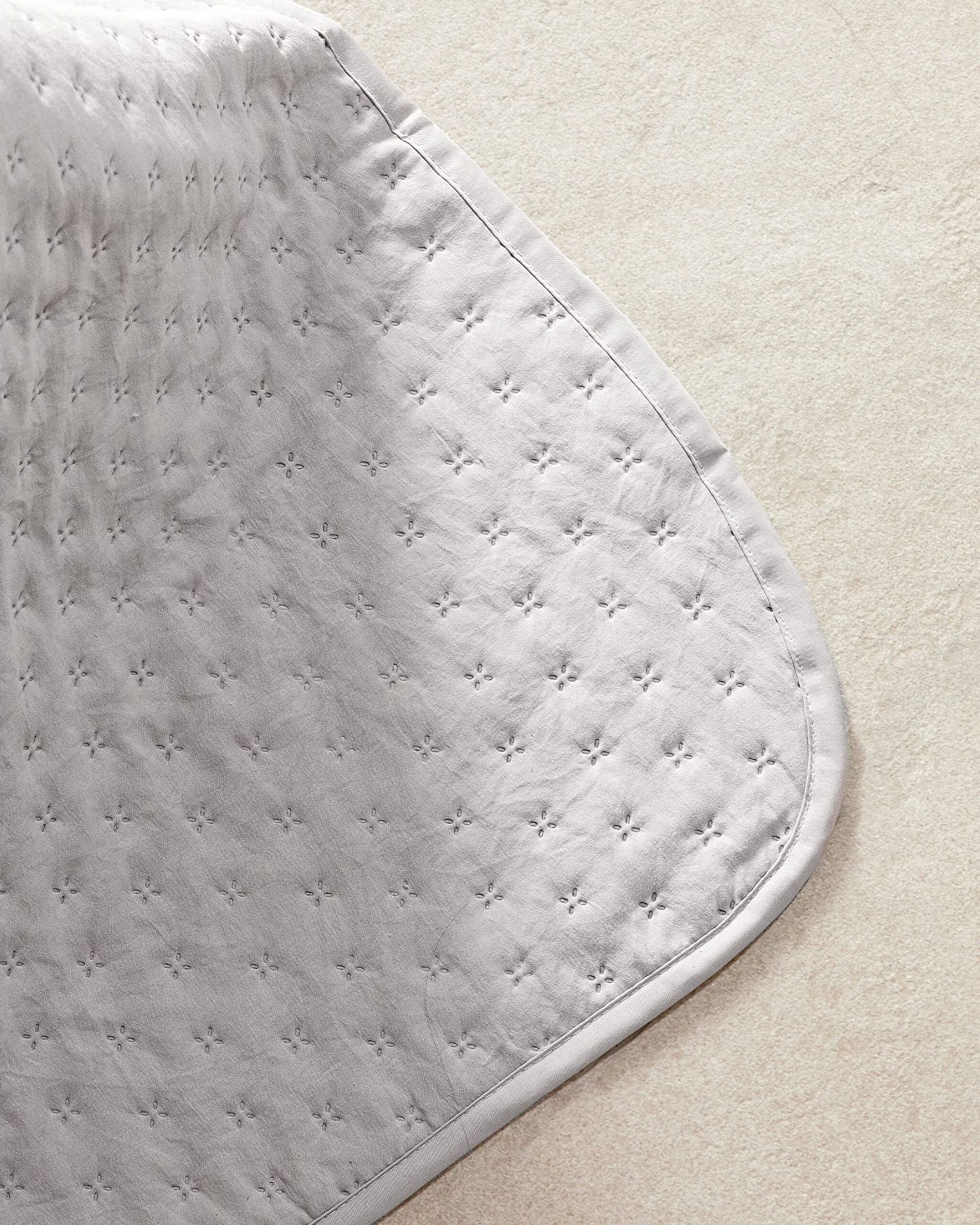 Rennes Single Bedspread - Gray - 5