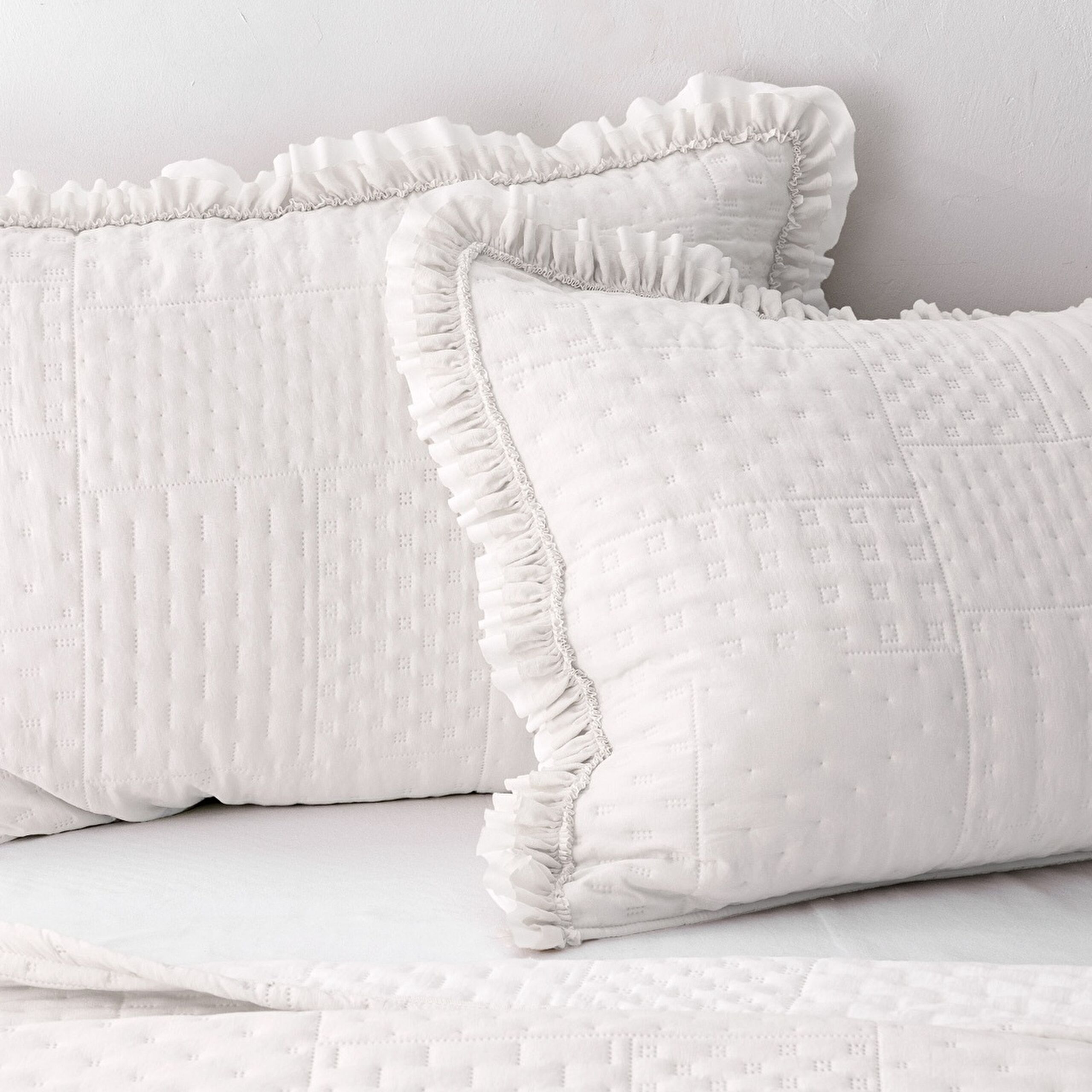 Couvre-lit simple Medus - Blanc - 3