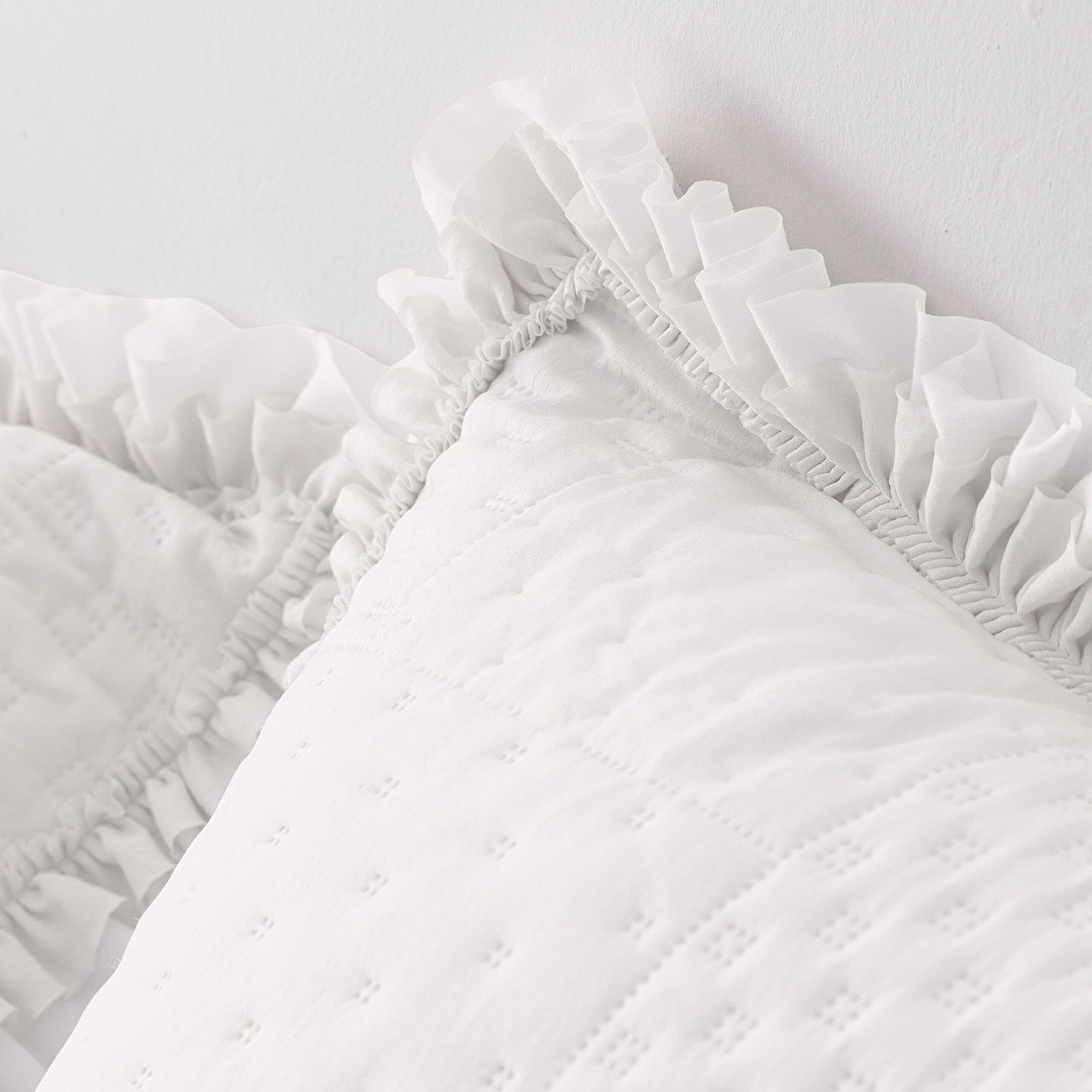 Couvre-lit simple Medus - Blanc - 5