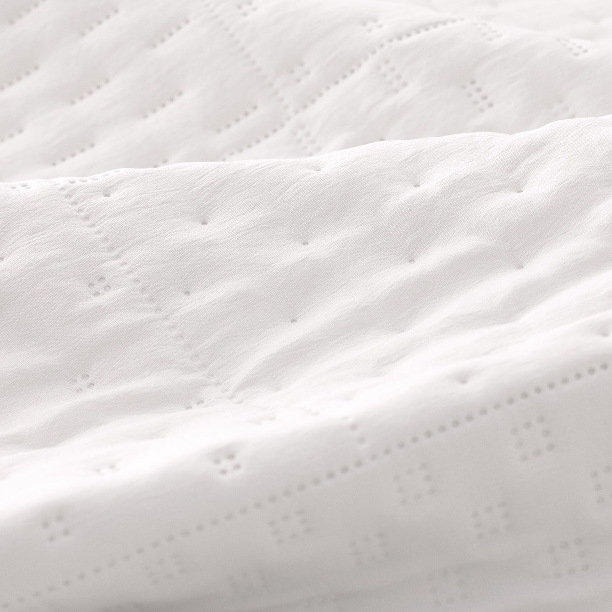 Couvre-lit simple Medus - Blanc - 7