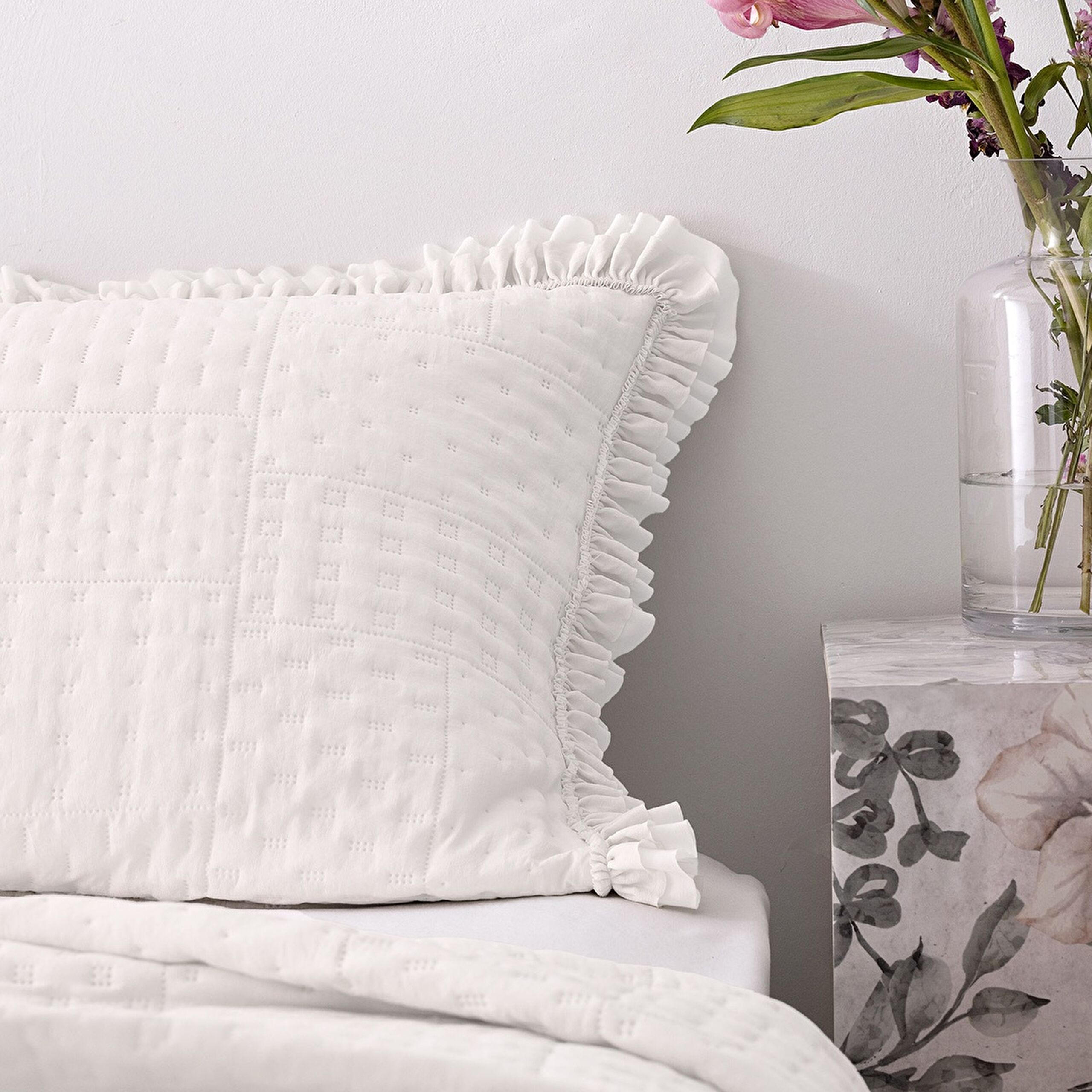 Couvre-lit simple Medus - Blanc - 4