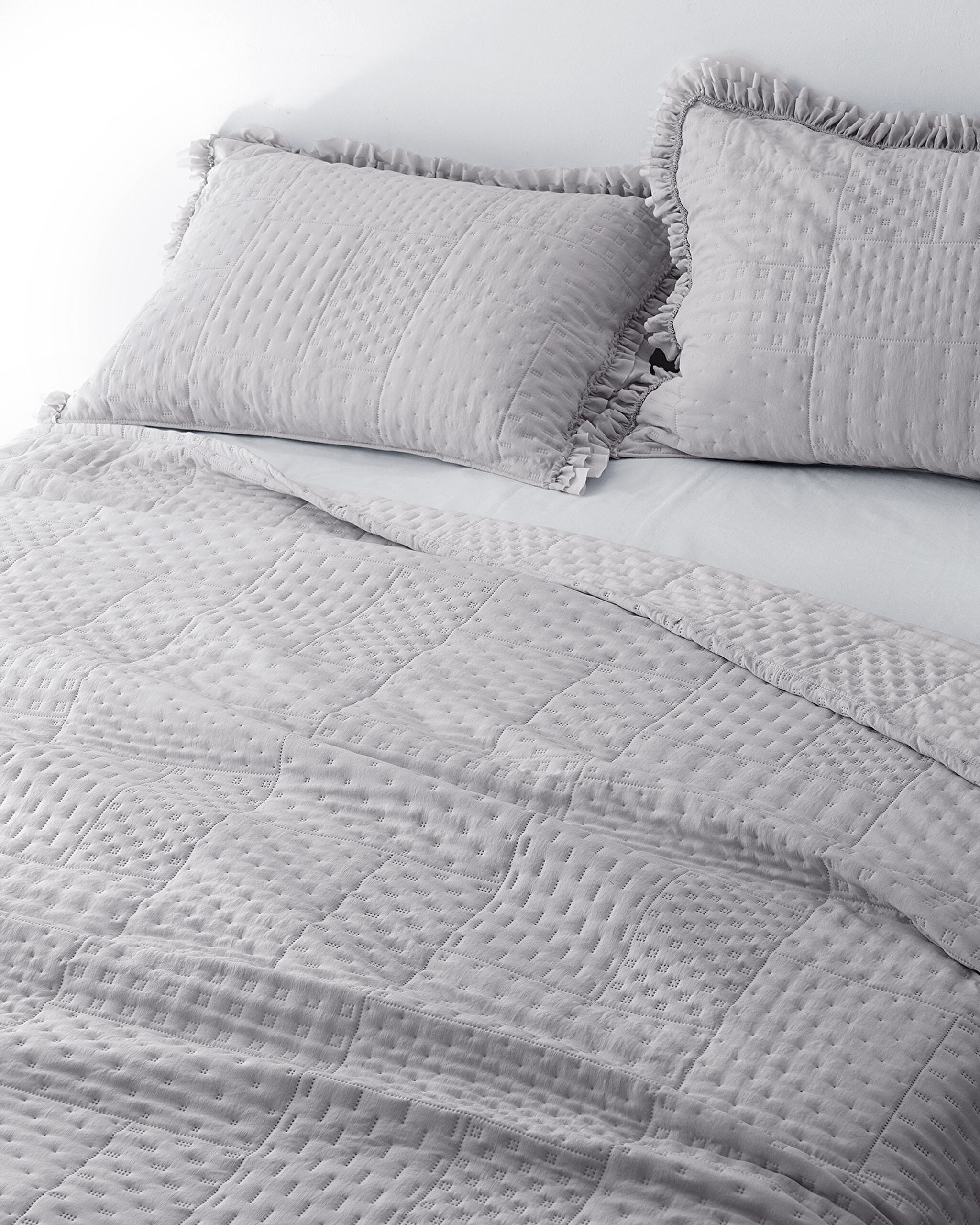 Couvre-lit simple Medus - Gris - 2