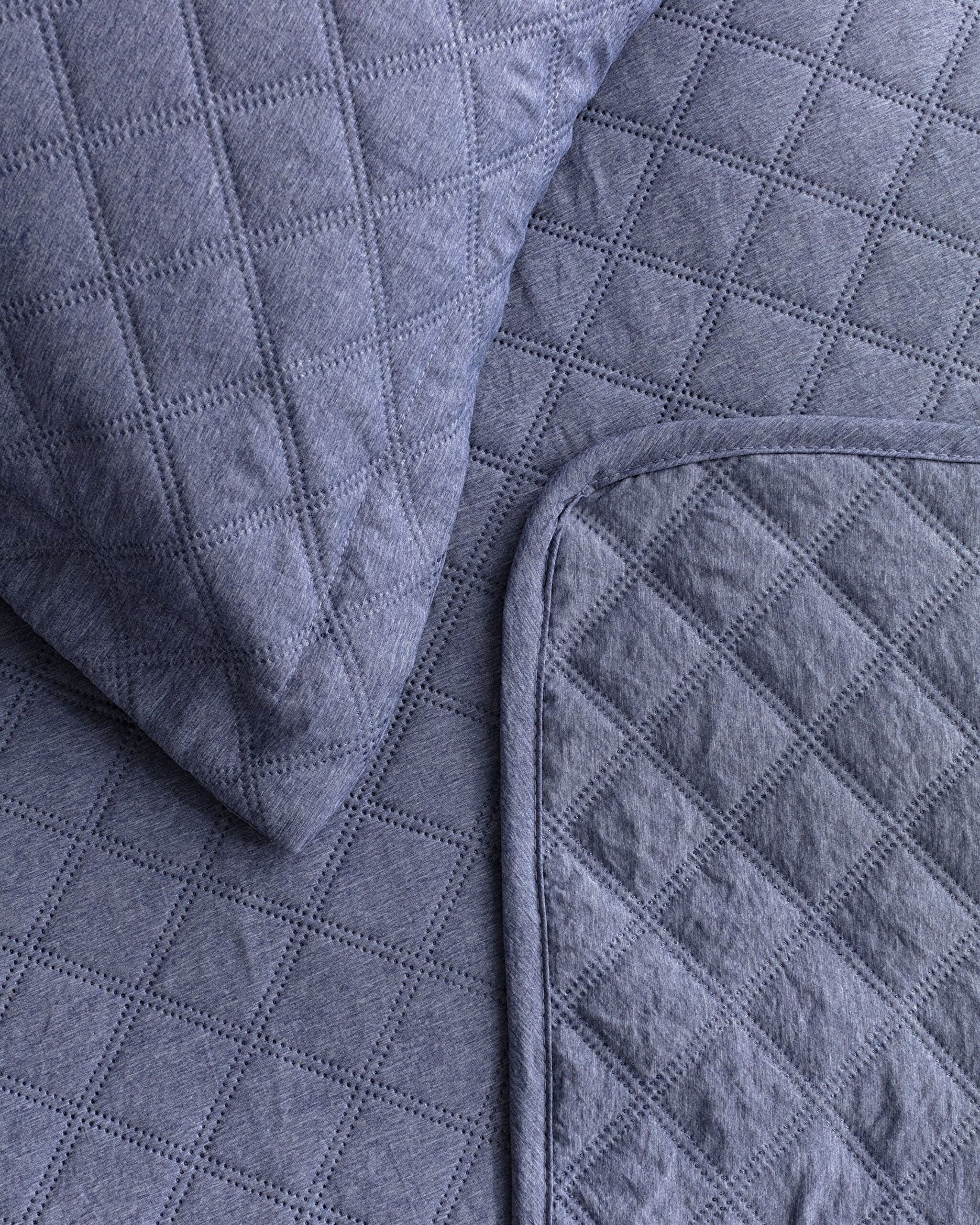 Couvre-lit simple Relinda - Indigo - 2