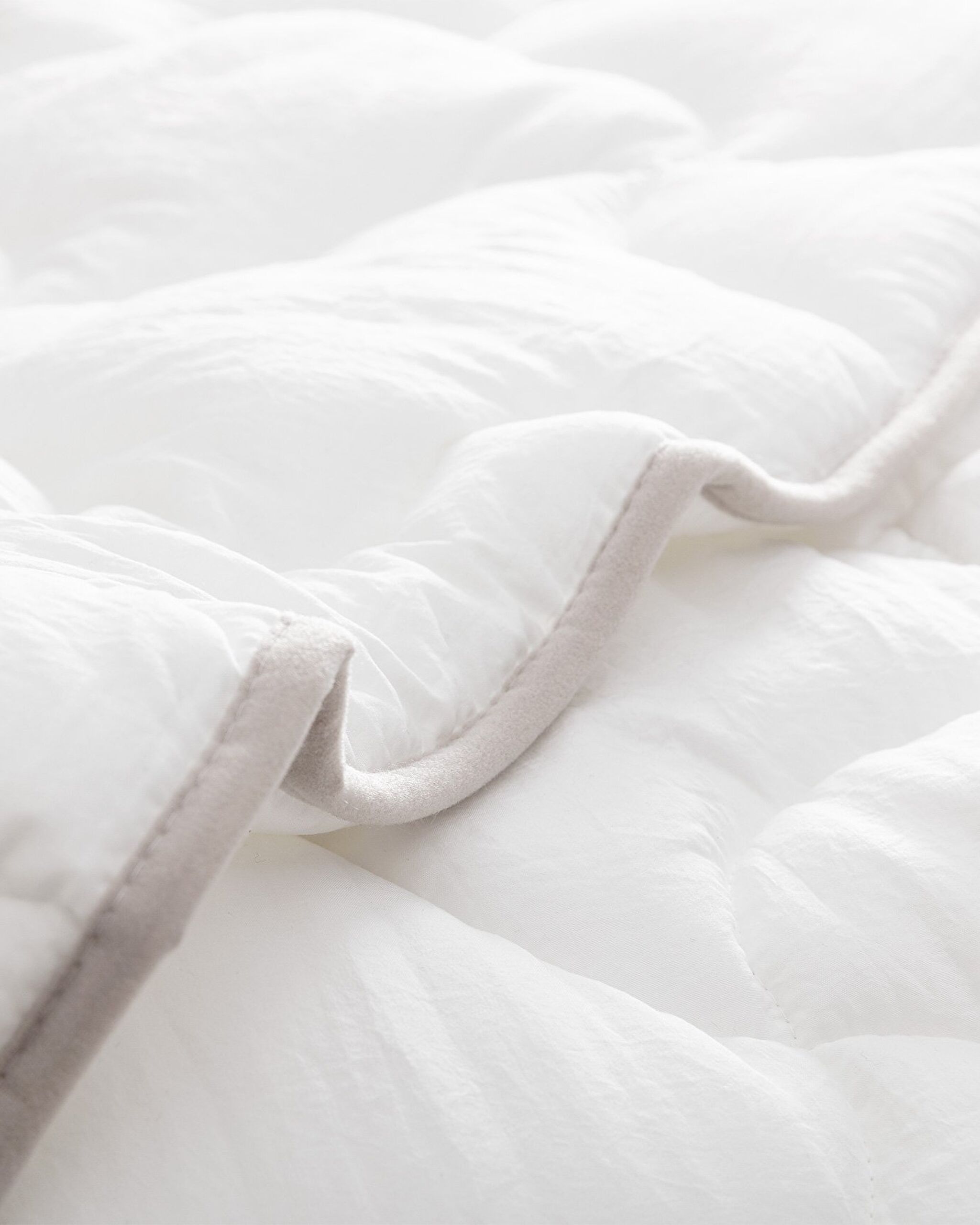 Odette Single Bamboo Quilt - White - 4