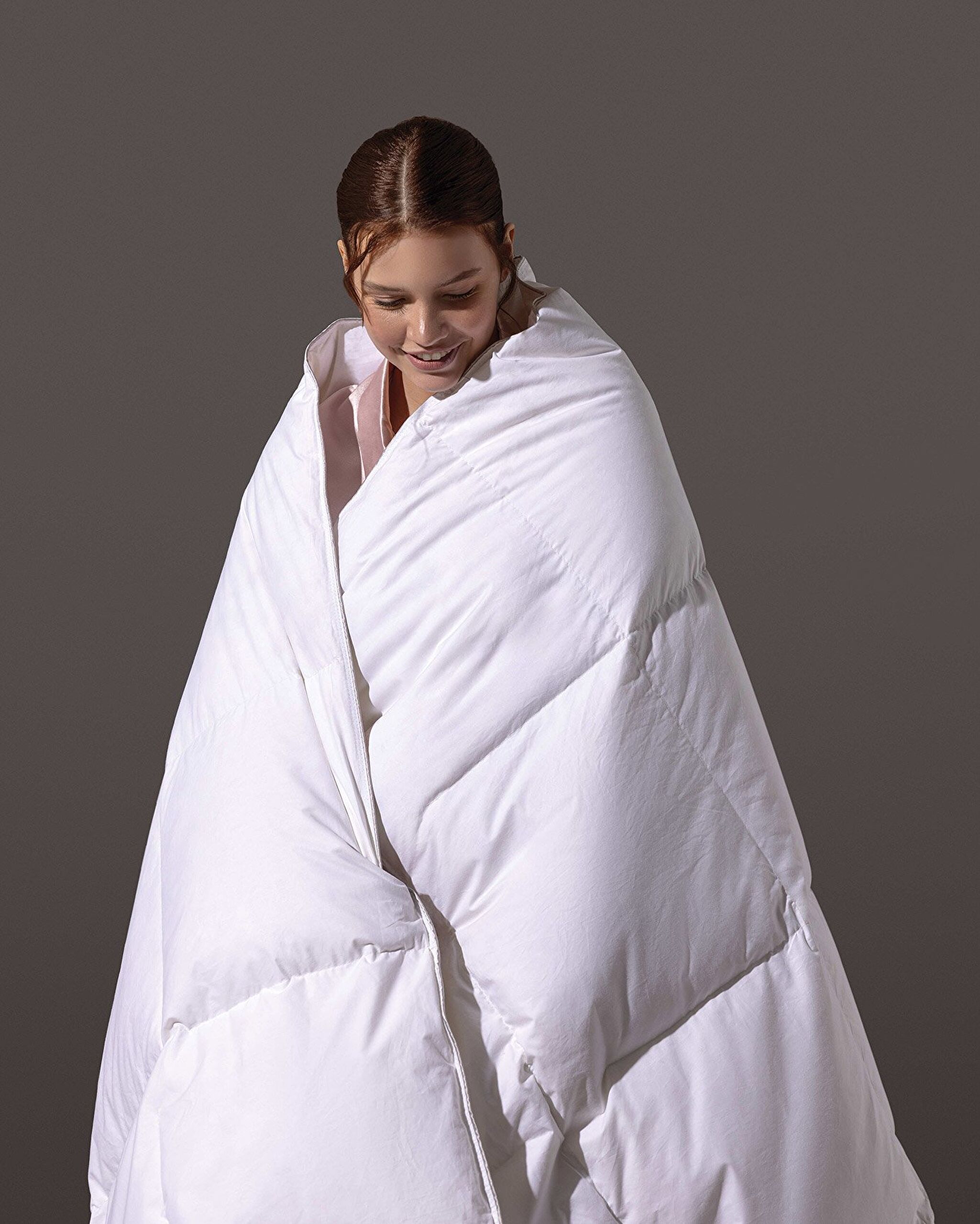 Edmon Single Goose Feather Duvet - White - 0