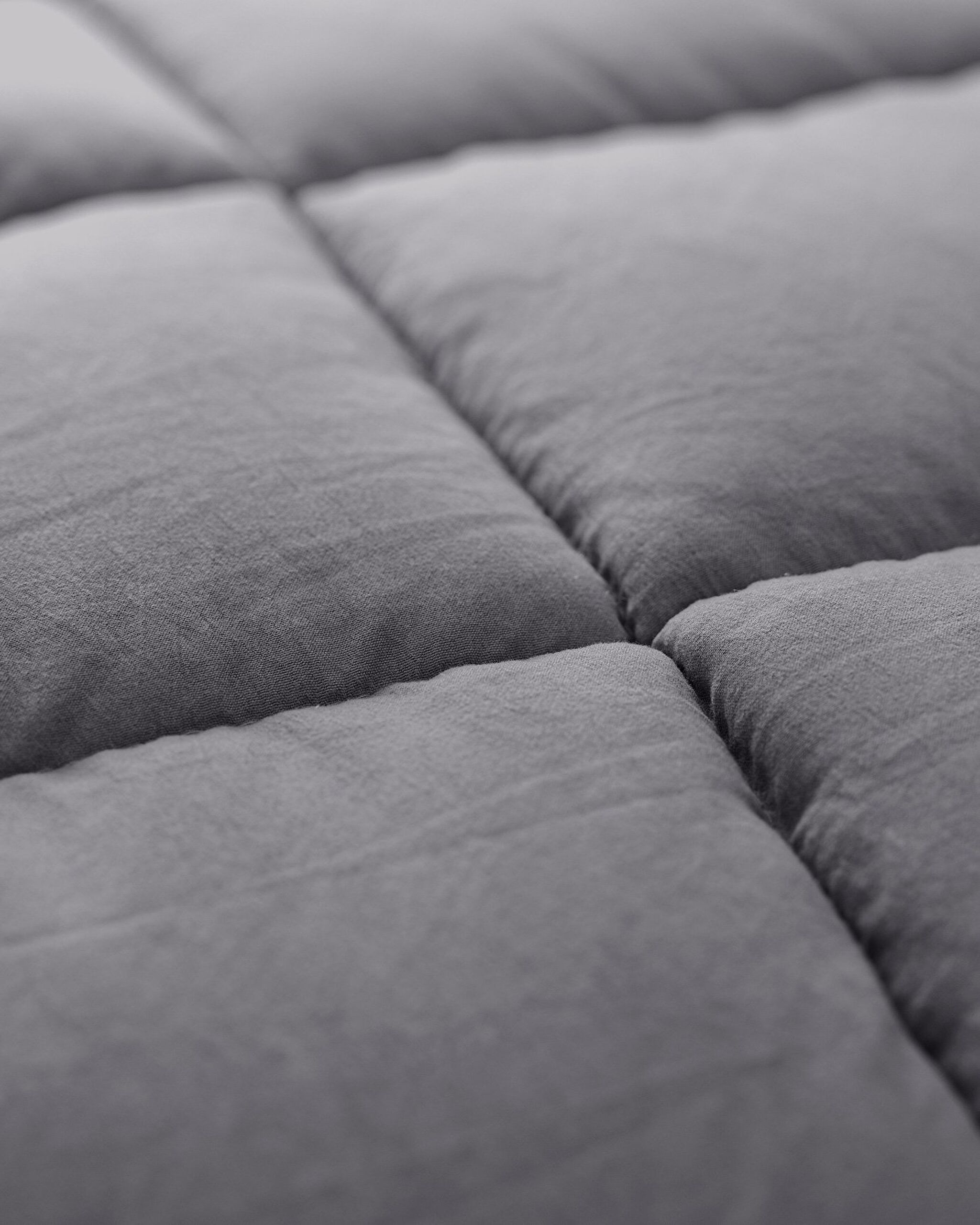 Mona Single Microfiber Quilt - Anthracite - 2