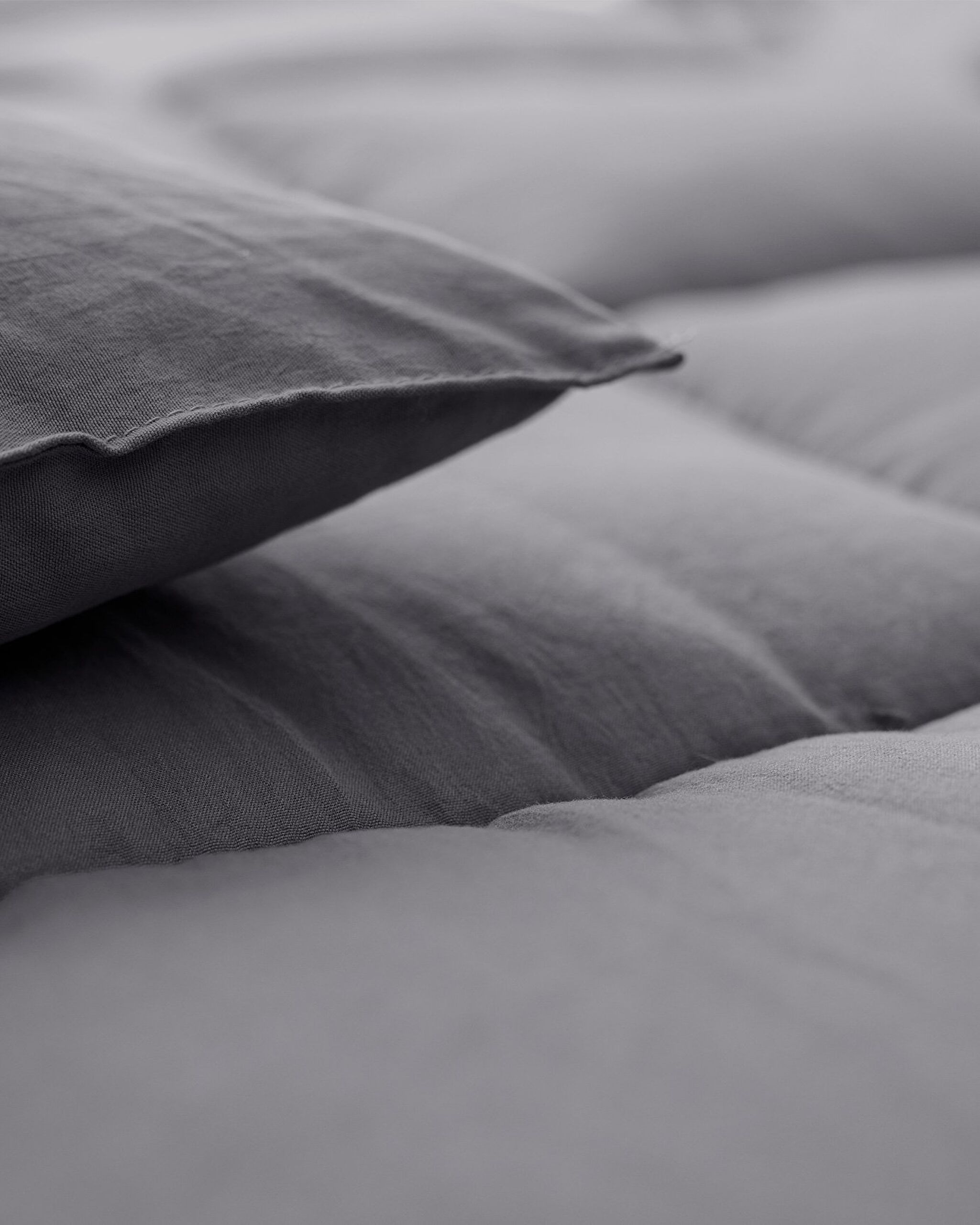 Mona Single Microfiber Quilt - Anthracite - 4