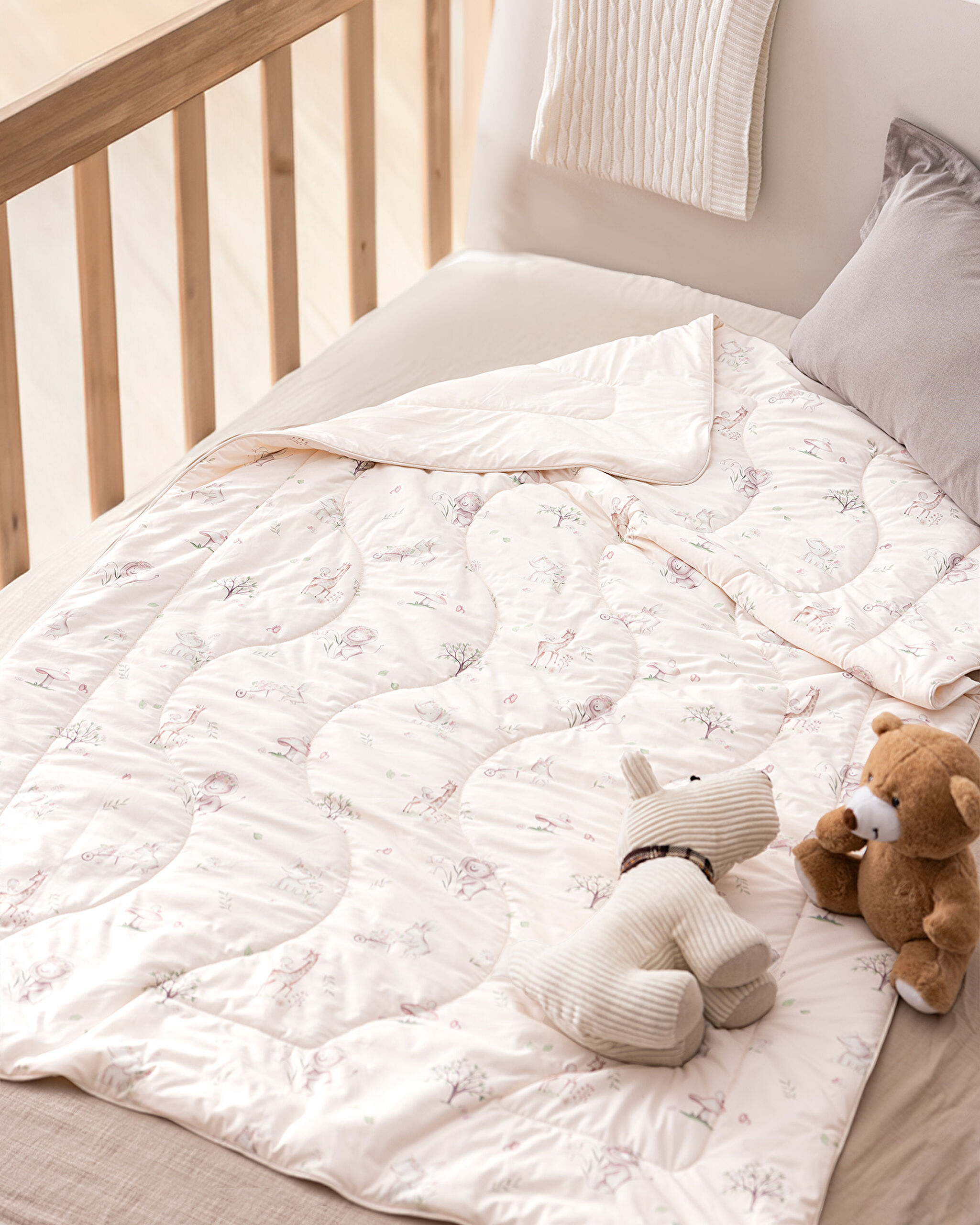 Mimi Baby Quilt - Ecru - 0