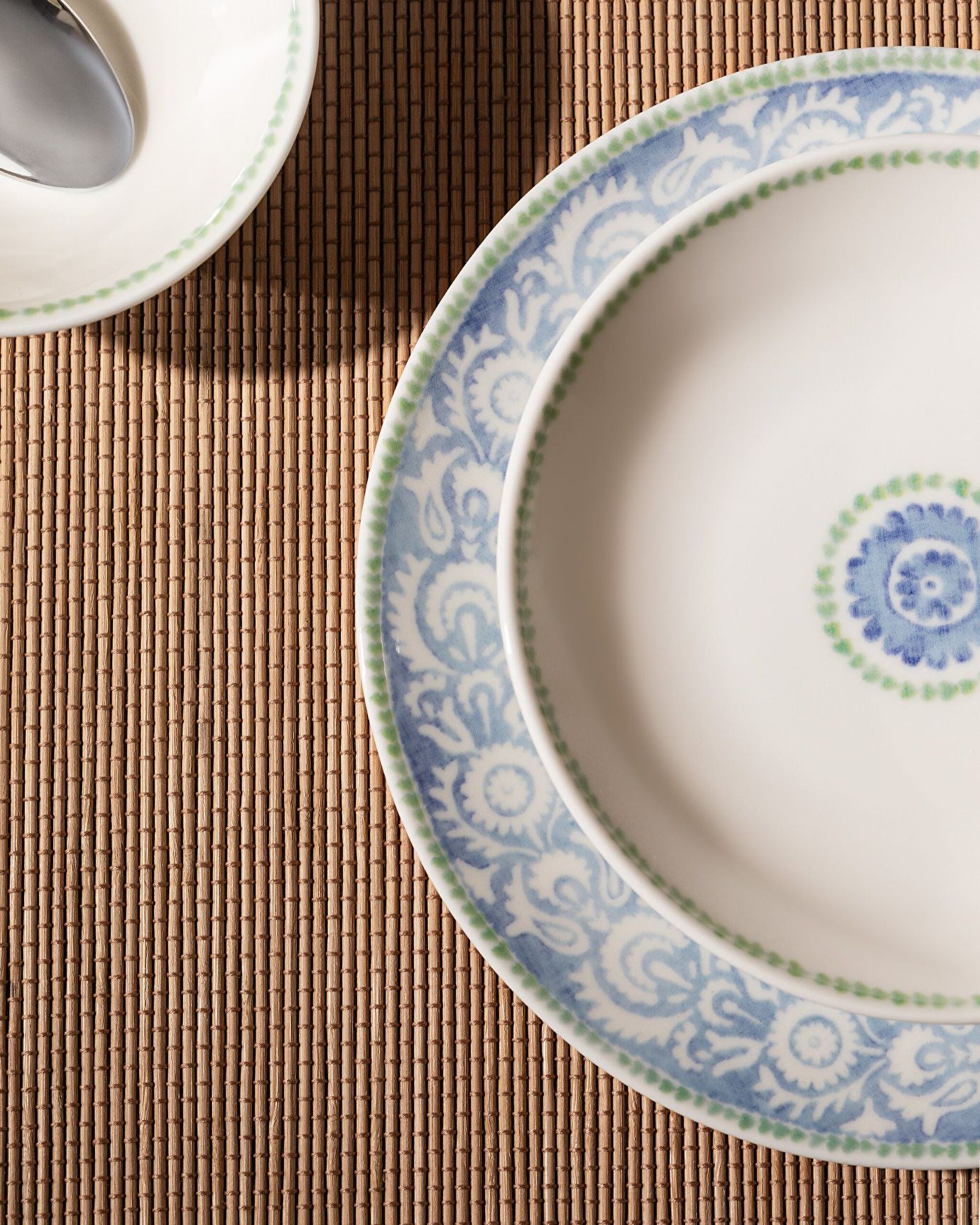 Service de table 24 pièces Manon pour 6 personnes - Bleu/Menthe - 3