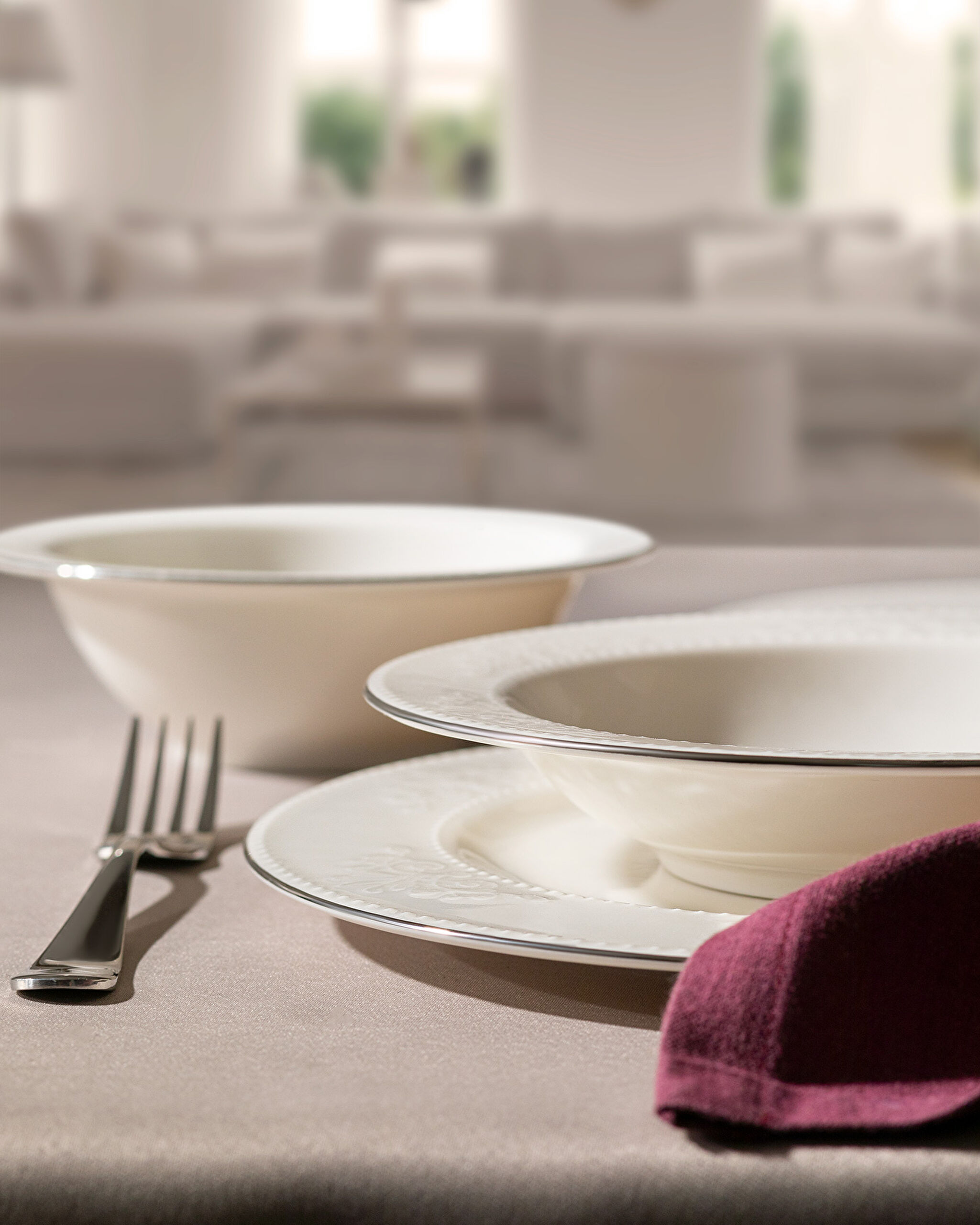 Relief Dinner Set 24 Pcs - 5