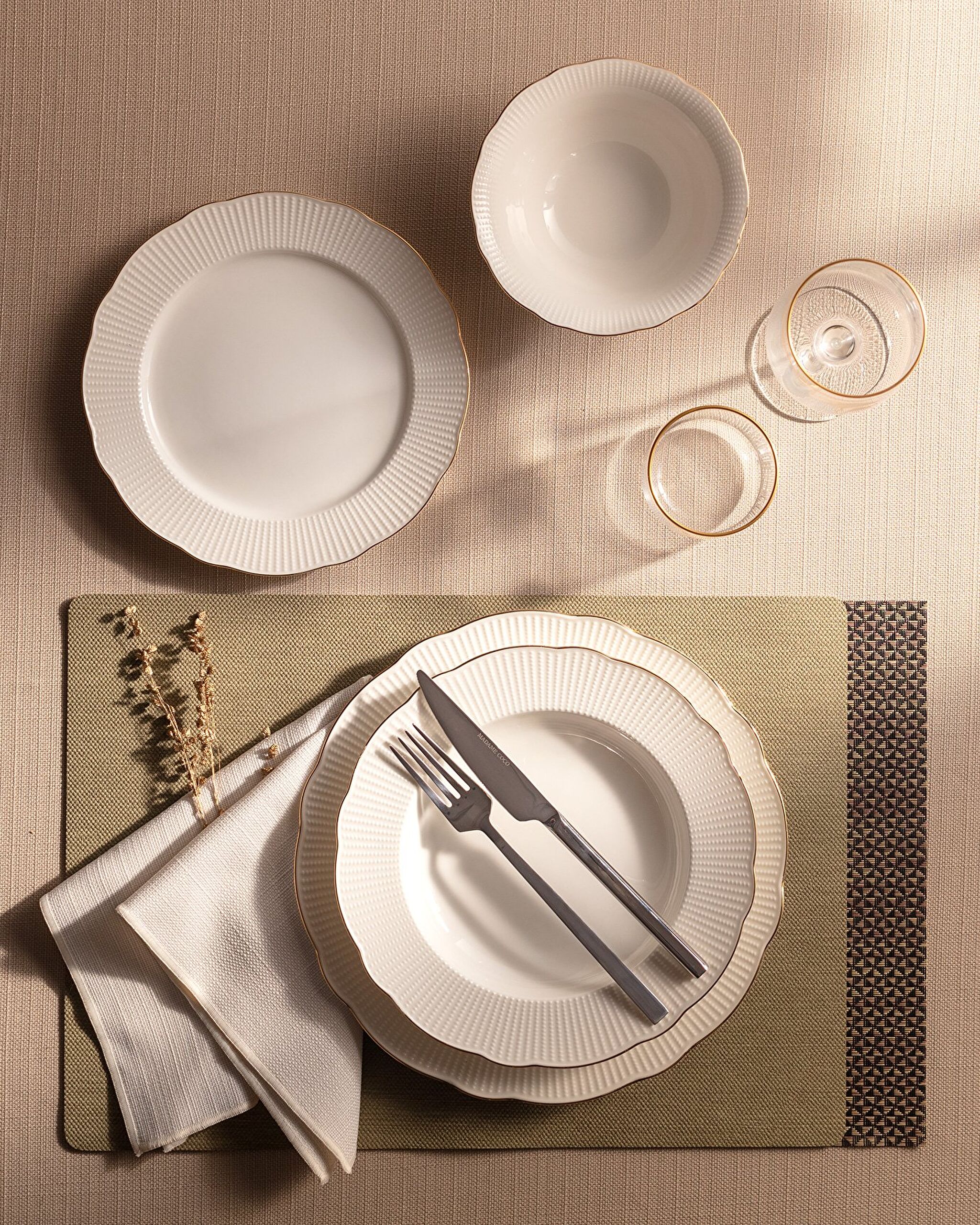 Delron Dinner Set  24 Pcs - 0
