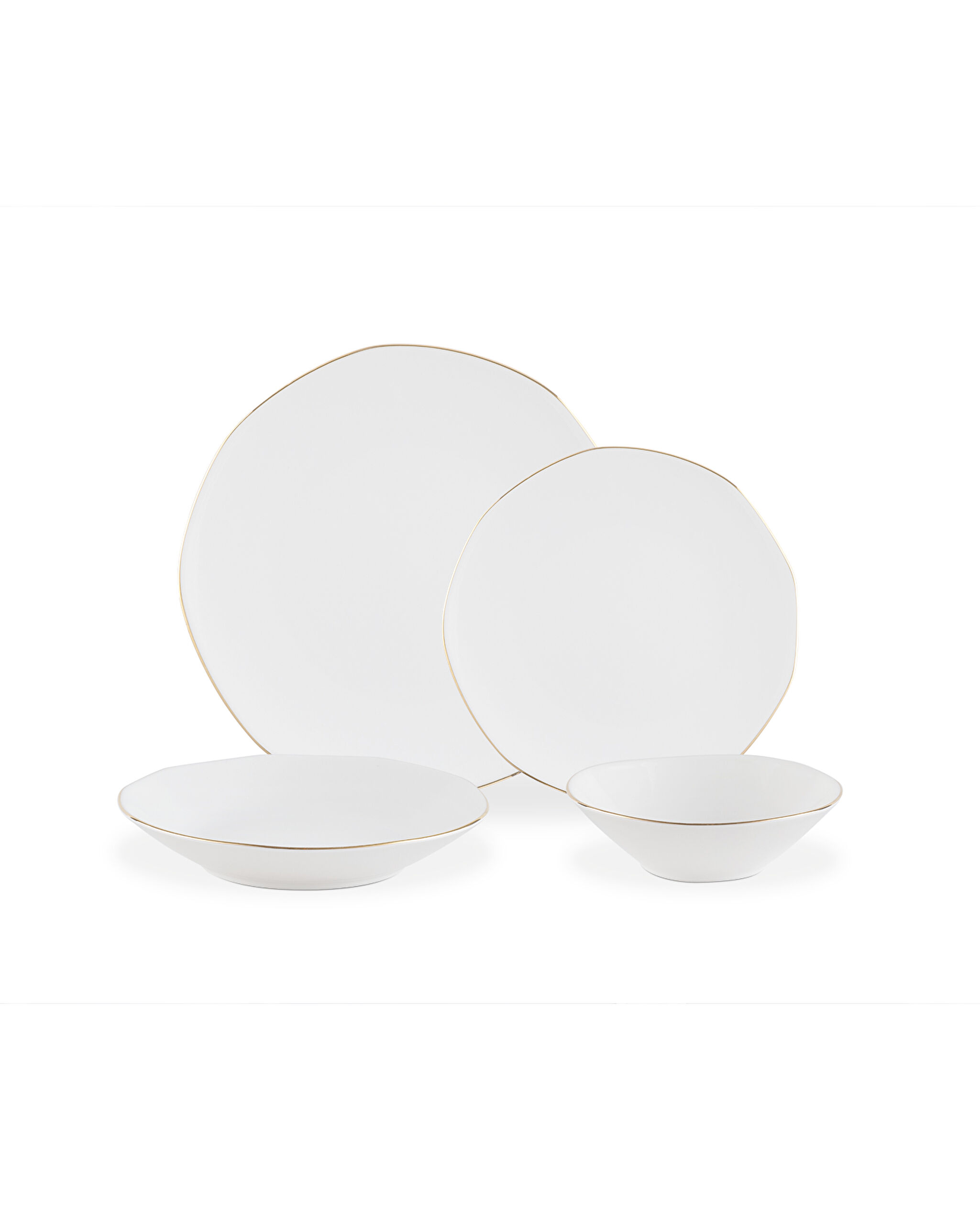 ⁠ Collin 24 Piece Dinner Set Gold/platinum_6}