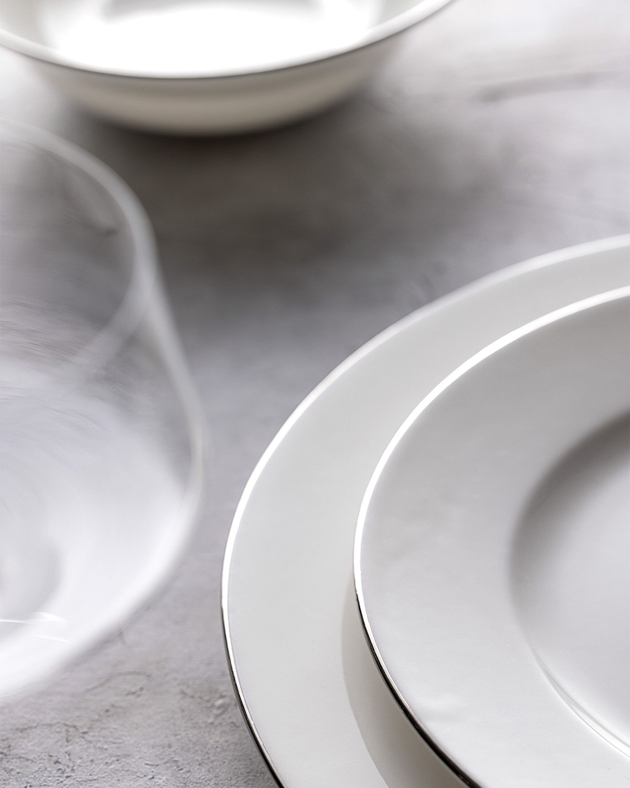 Galena 24 Piece Dinner Set Gold/platinum - 2