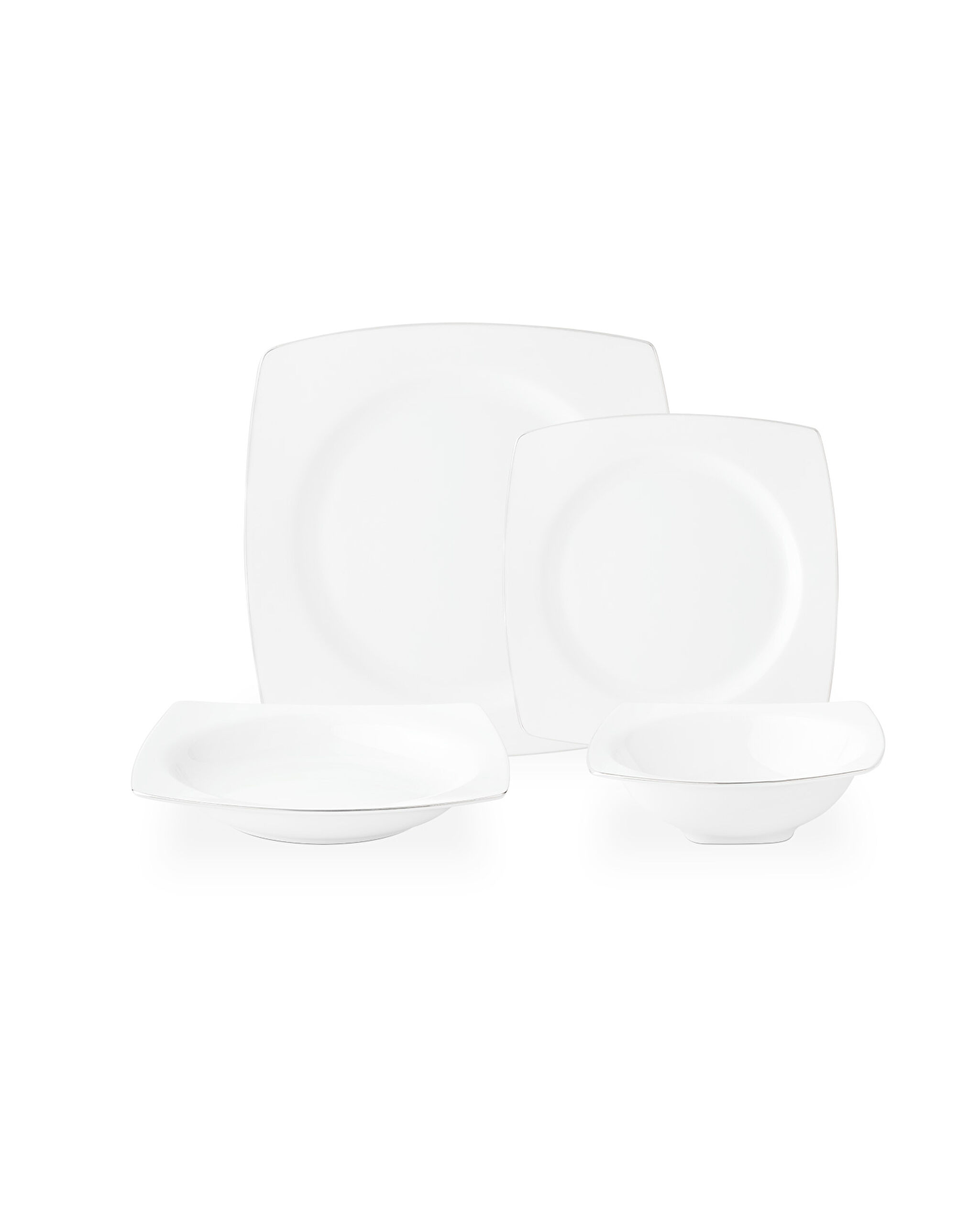 Nova 24 Piece Dinner Set Gold/platinum - 4