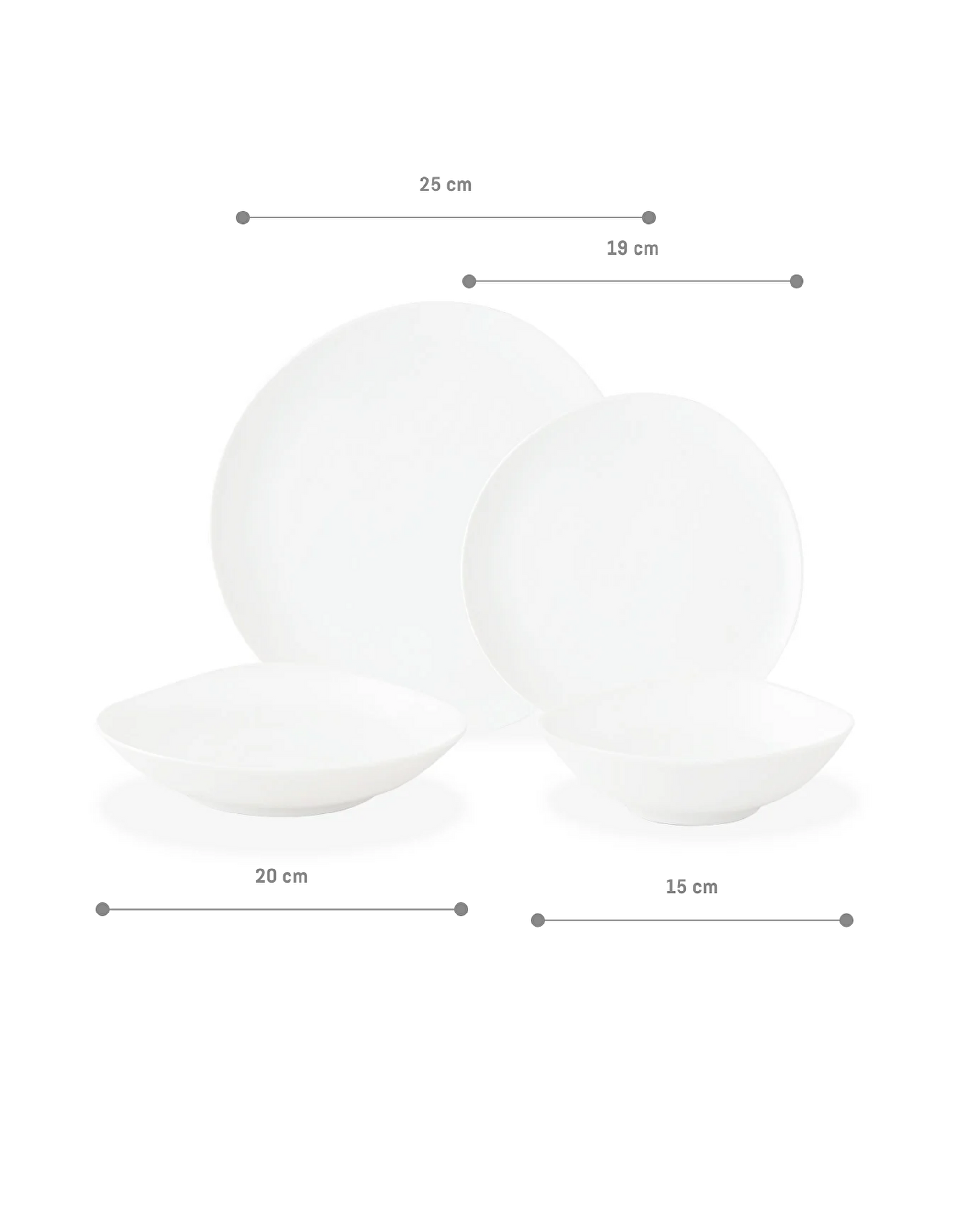 Bormio 24 Piece Dinner Set - 6