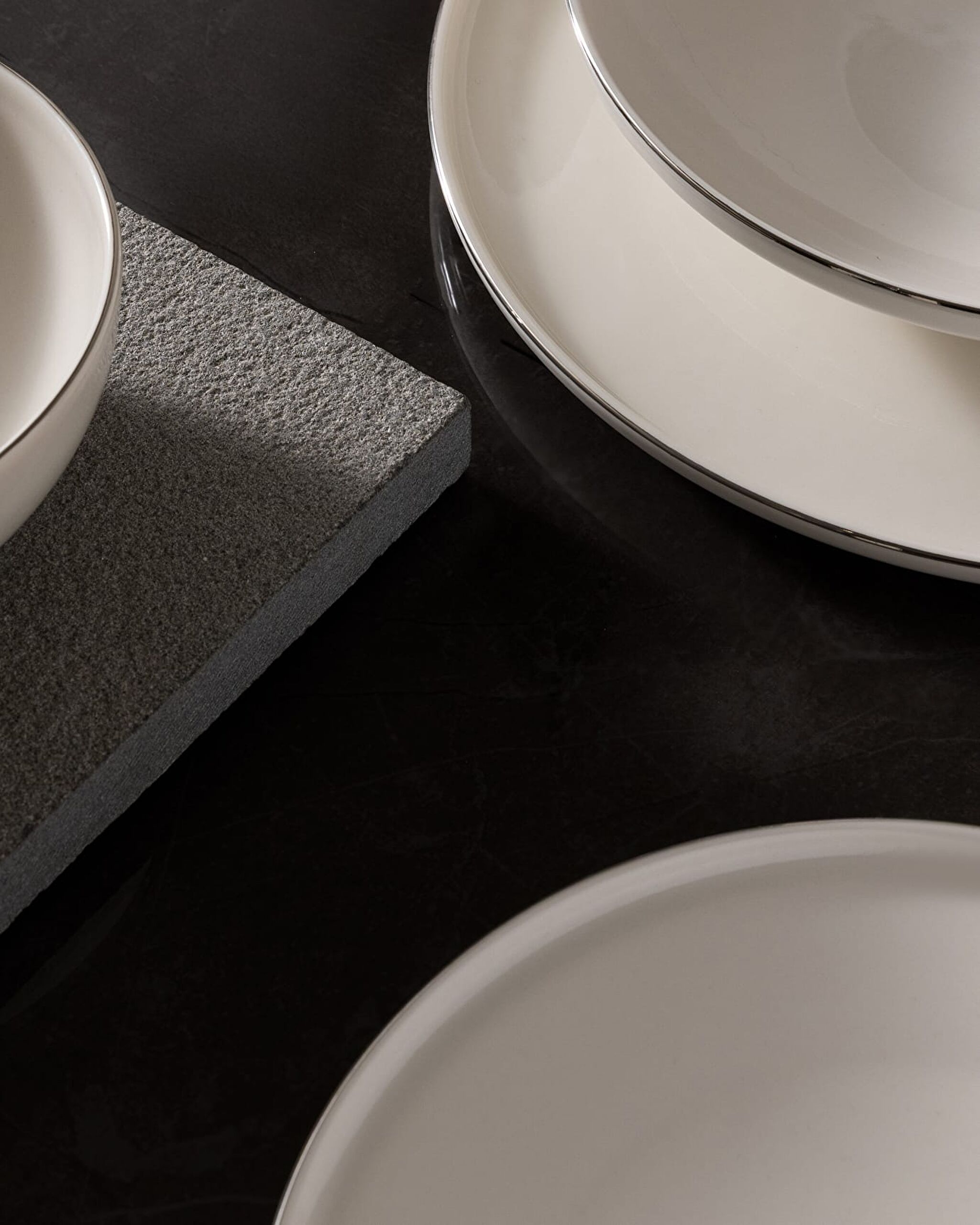 Mirage 24 Piece Dinner Set Gold/platinum - 1