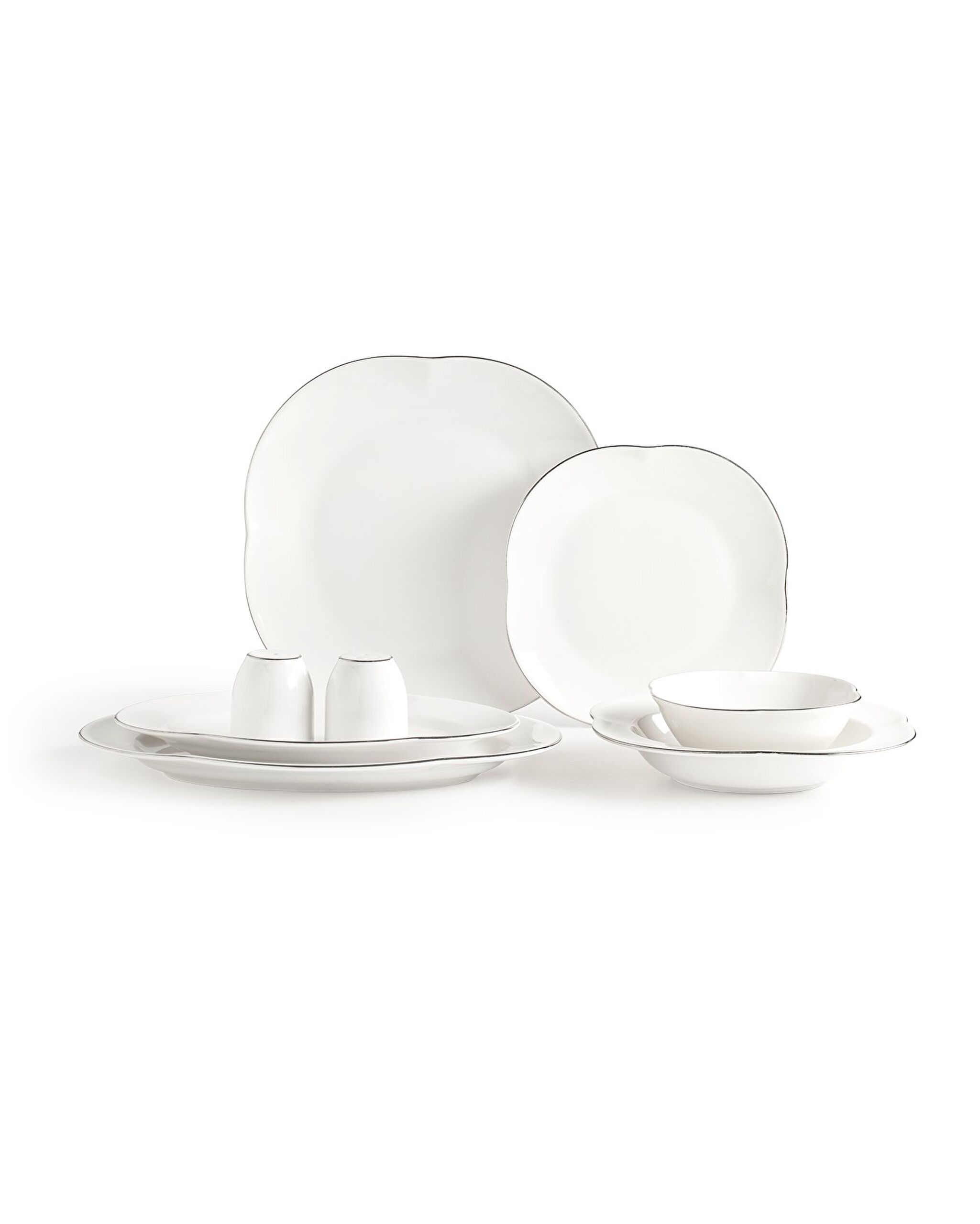 Perle 28 Piece Dinner Set Gold/platinum - 6