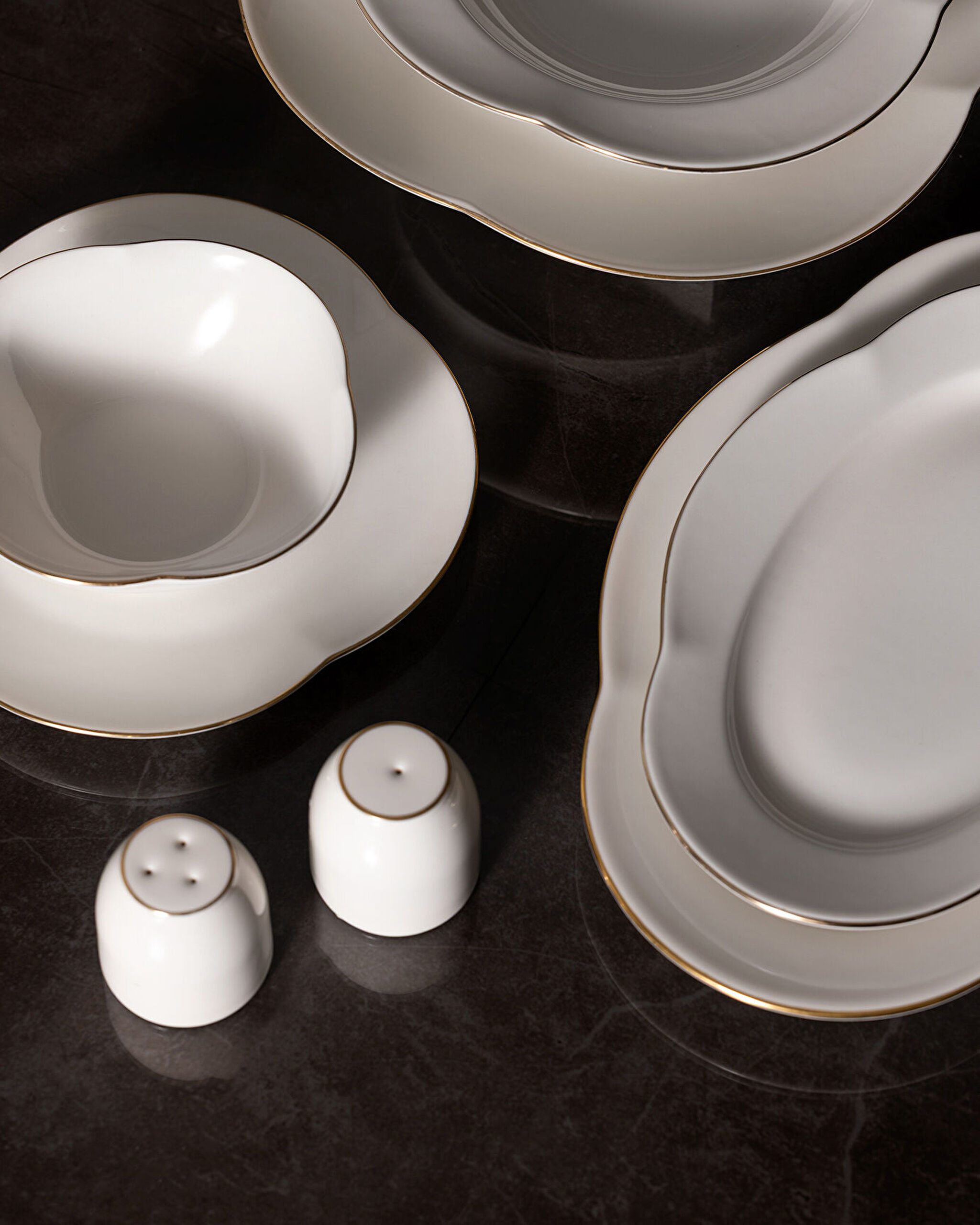 Perle 28 Piece Dinner Set Gold/platinum - 2